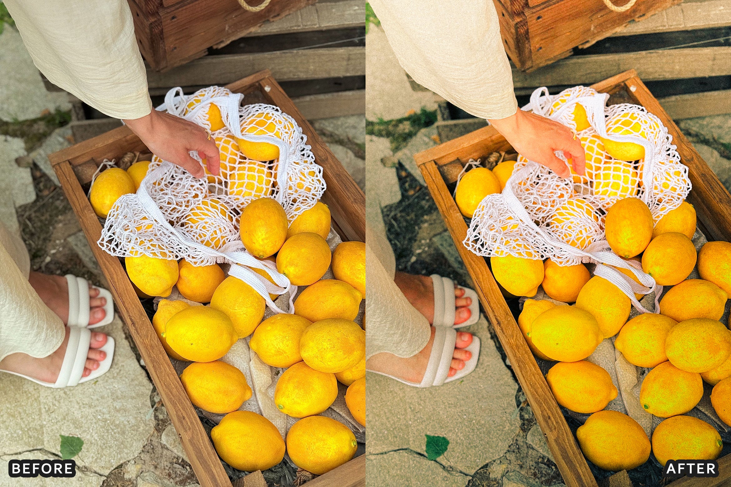 AI-Optimized Amalfi Lemon Lightroom Presets