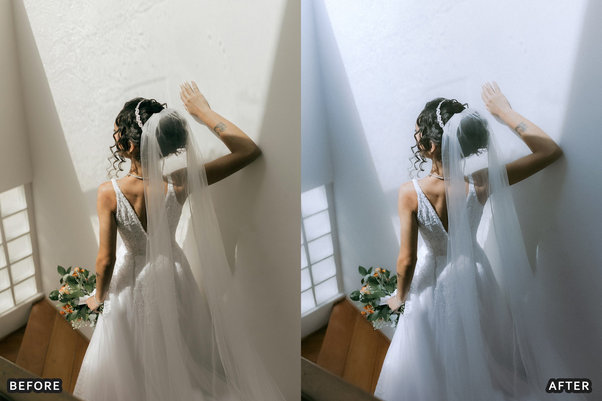AI-Optimized Bridal Window Glow Lightroom Presets - Lightroom Presets - by AAA Presets