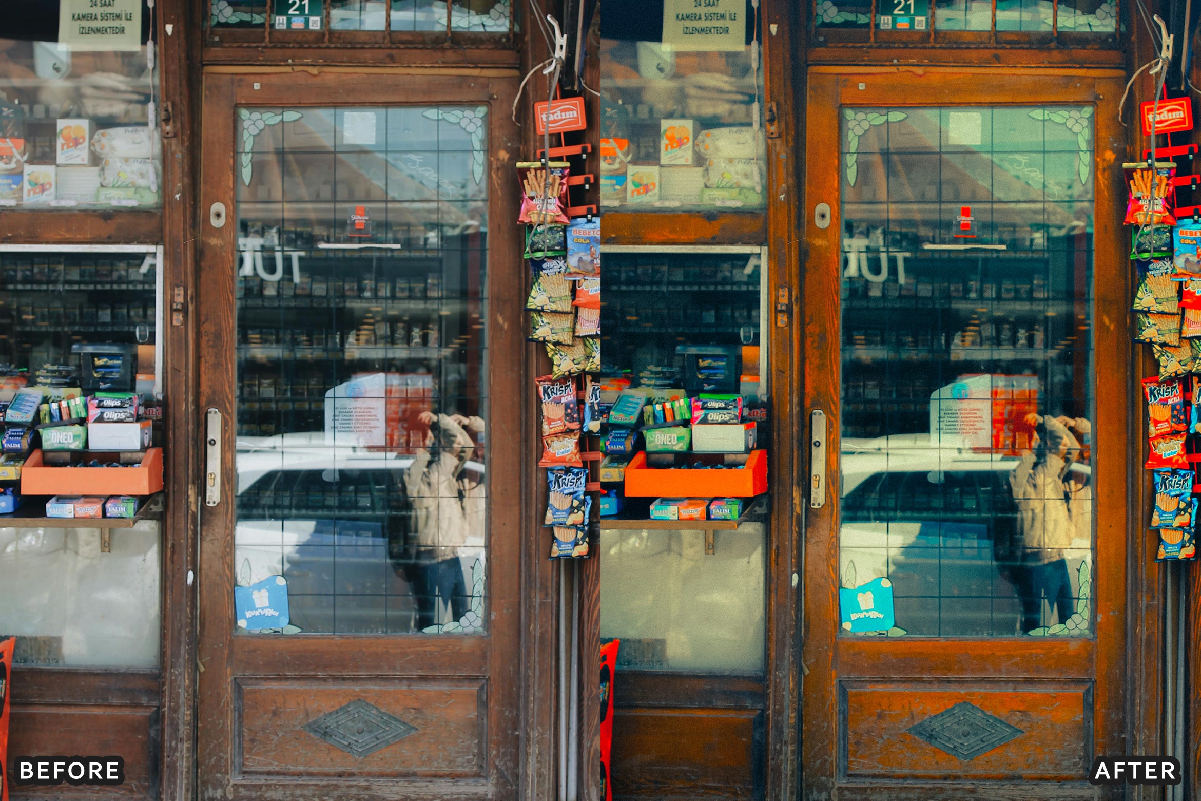 AI-Optimized Warm Pastel Cinematic Street Film Lightroom Presets - Lightroom Presets - by AAA Presets