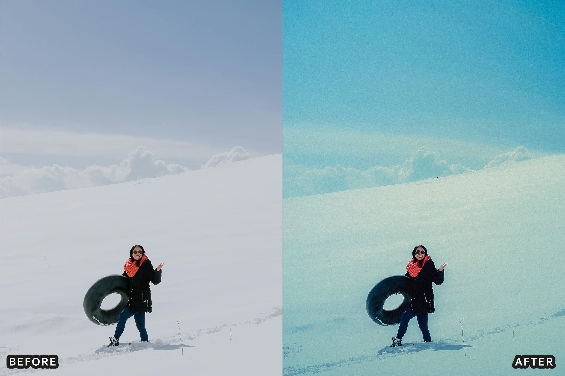 AI-Optimized Winter Snow Landscape Lightroom Presets - Lightroom Presets - by AAA Presets