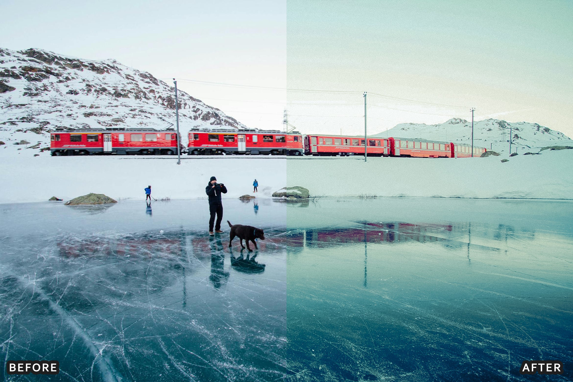 AI-Optimized Winter Snow Landscape Lightroom Presets - Lightroom Presets - by AAA Presets