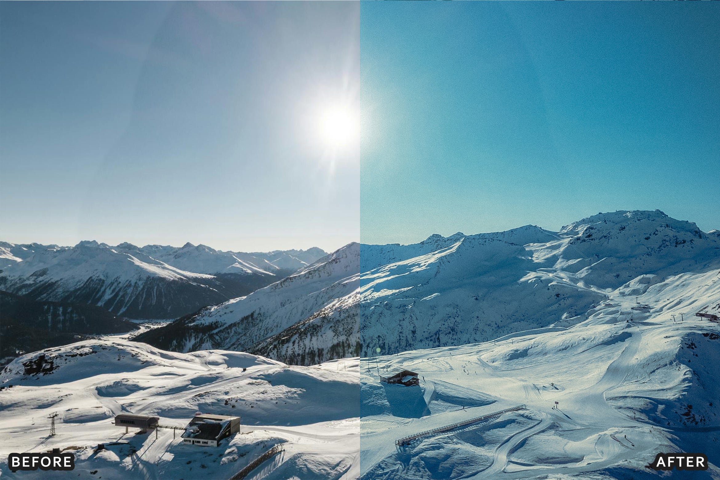 AI-Optimized Winter Snow Landscape Lightroom Presets - Lightroom Presets - by AAA Presets