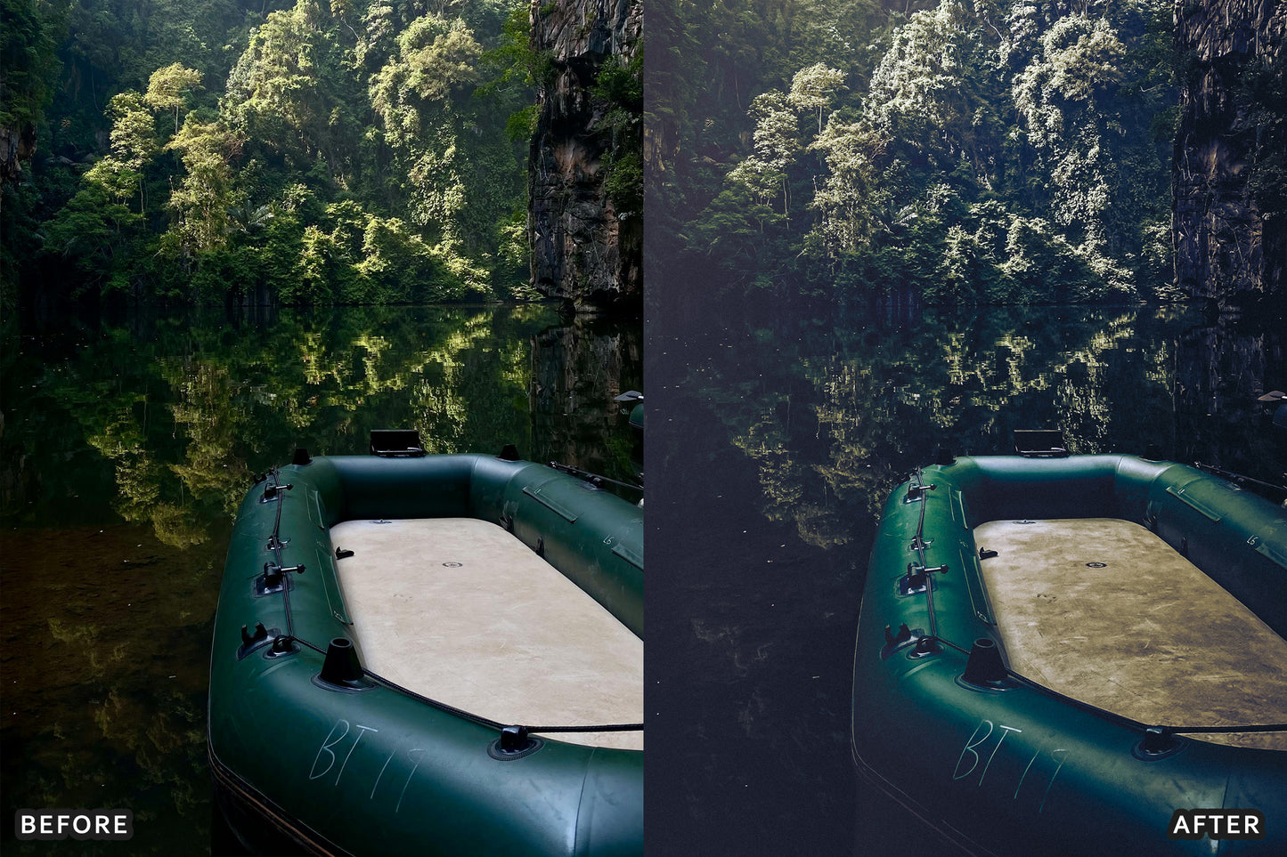 AI-Optimized Dark Green Lightroom Presets