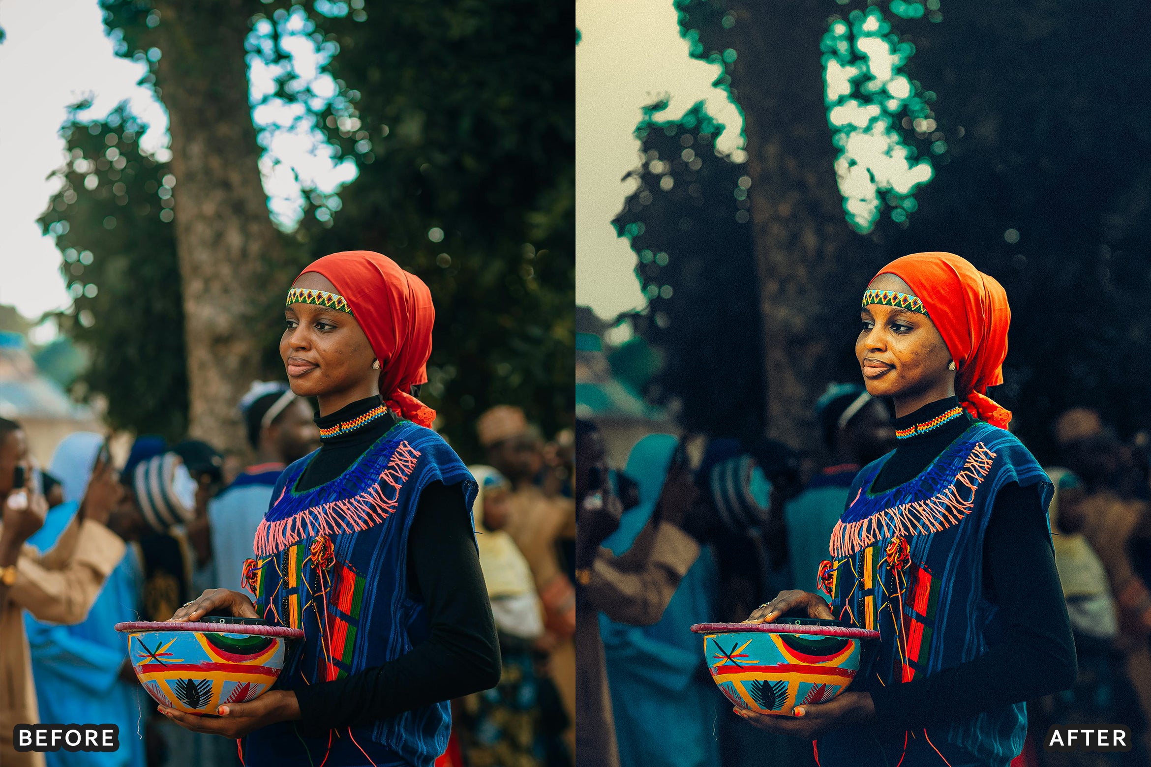 AI-Optimized Dark Skin Cinematic Lightroom Presets