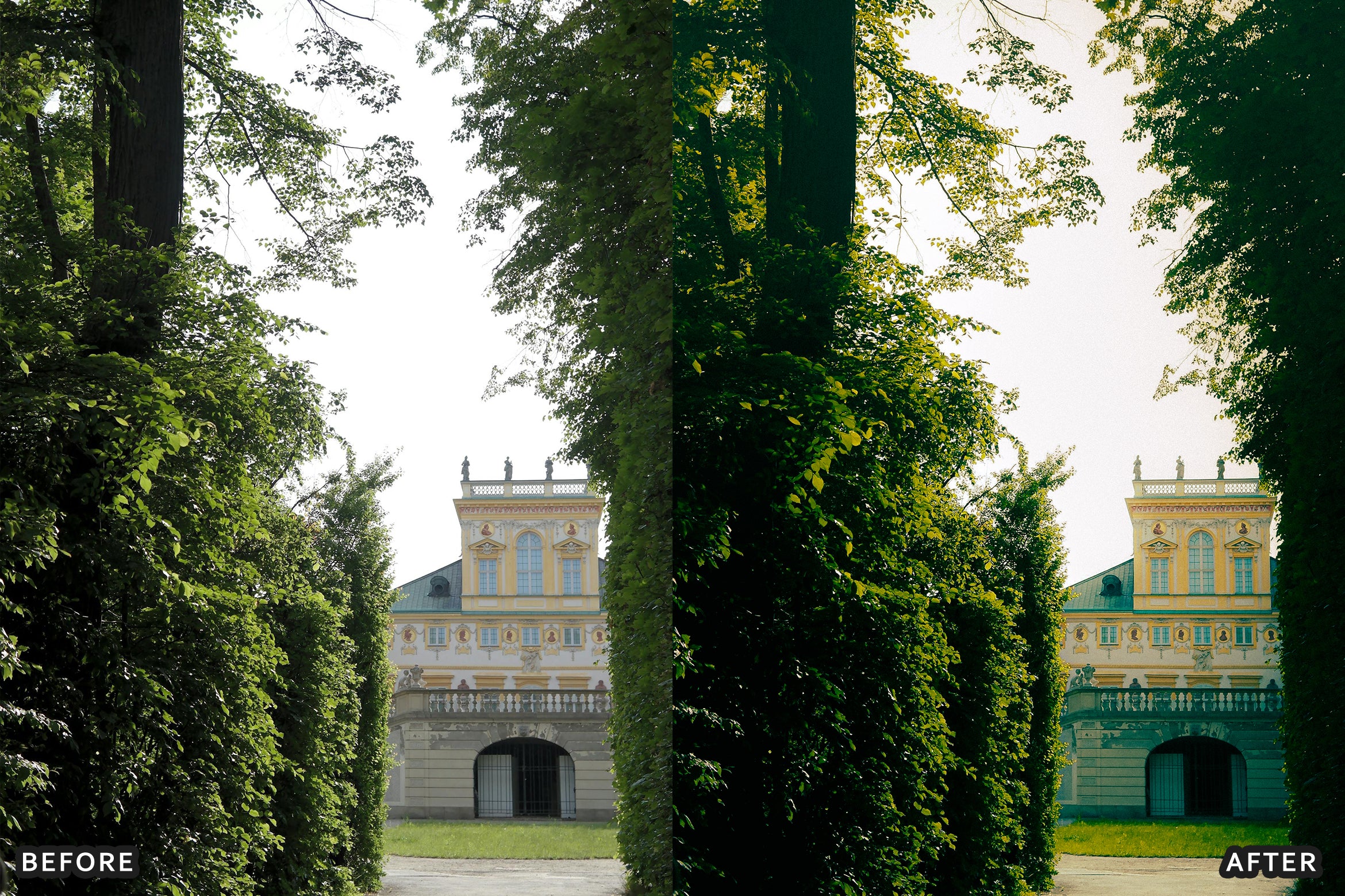 AI-Optimized Historic Travel Look Lightroom Presets