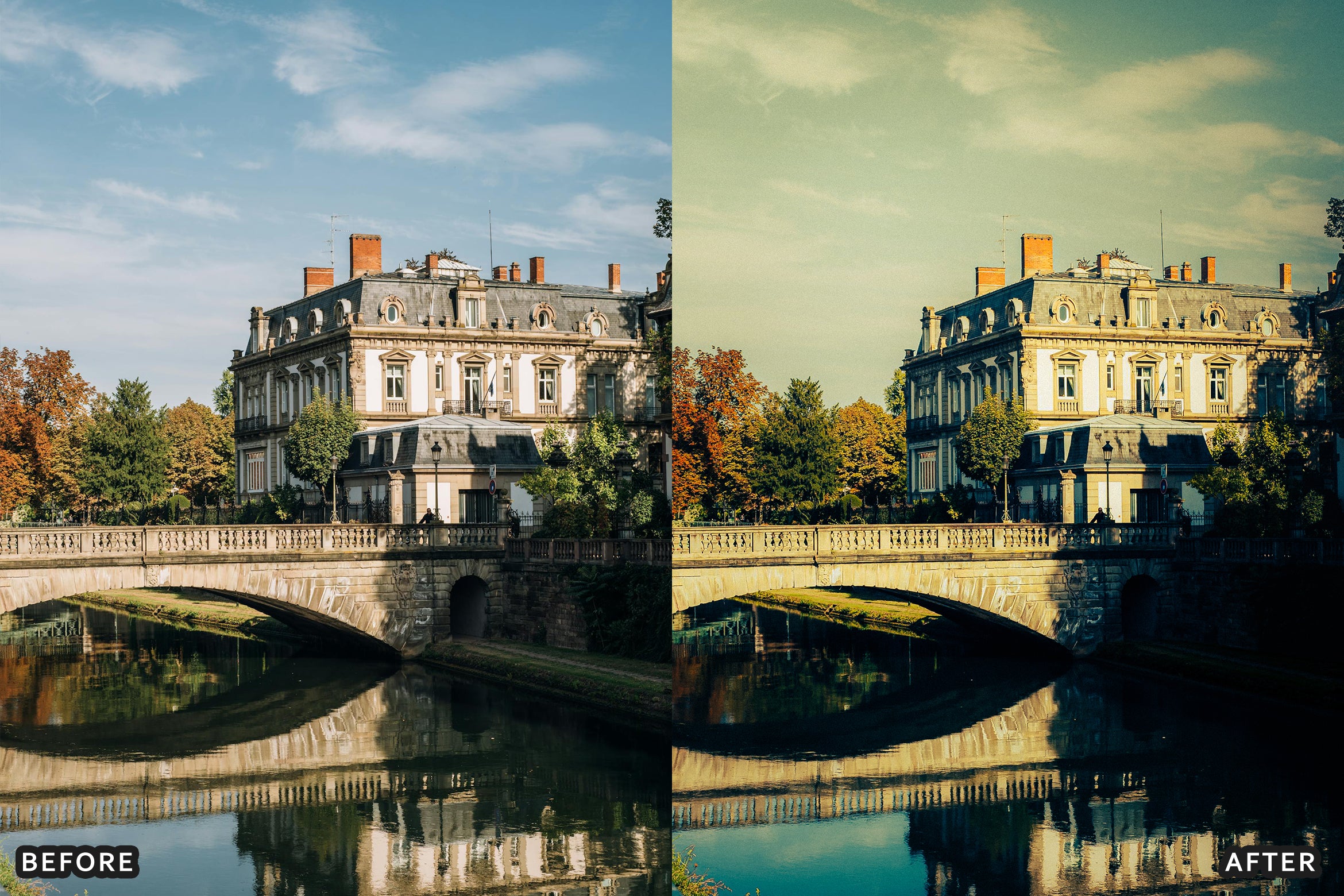 AI-Optimized Historic Travel Look Lightroom Presets