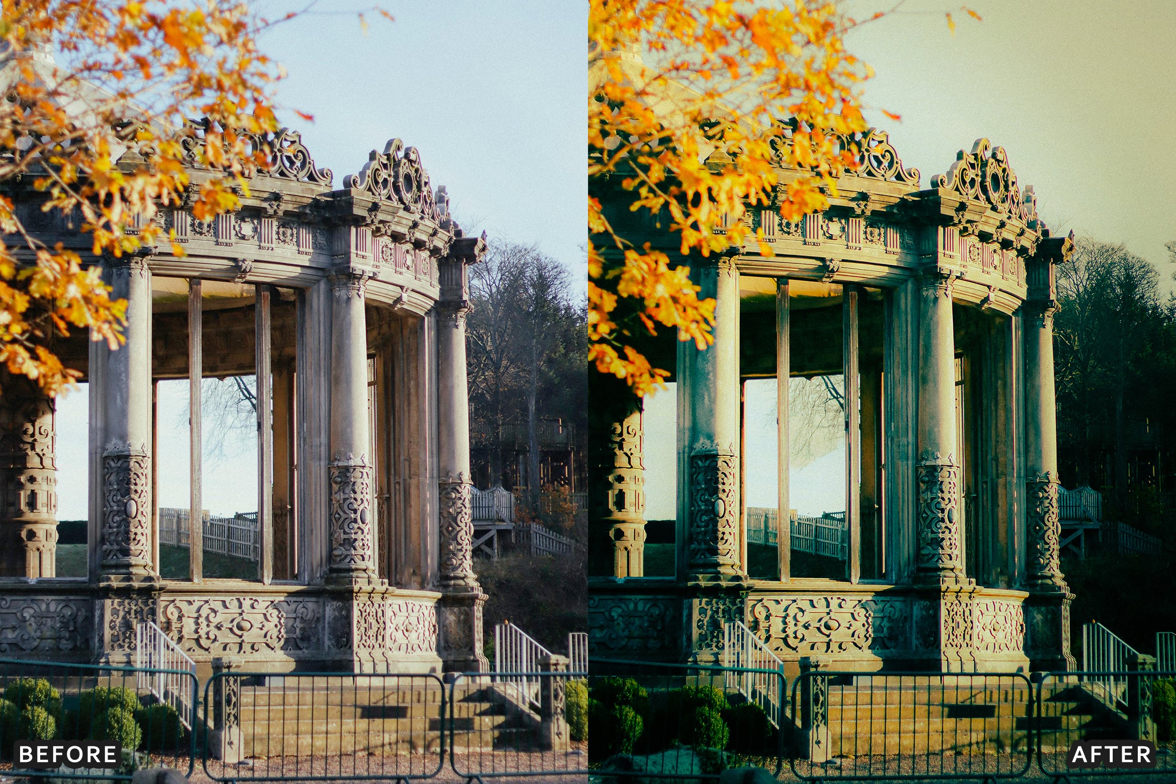 AI-Optimized Historic Travel Look Lightroom Presets