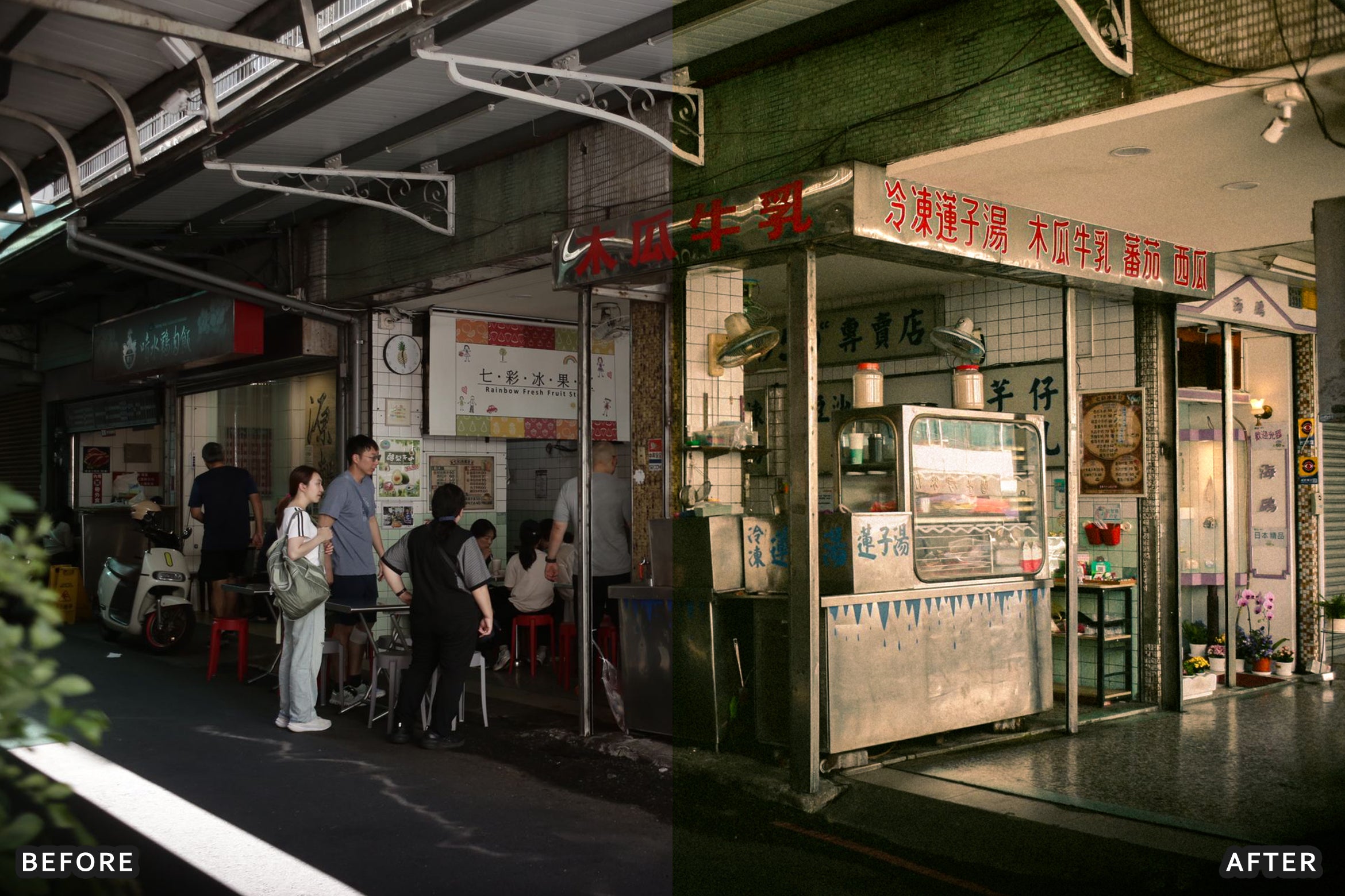 AI-Optimized Neon Street Food Lightroom Presets