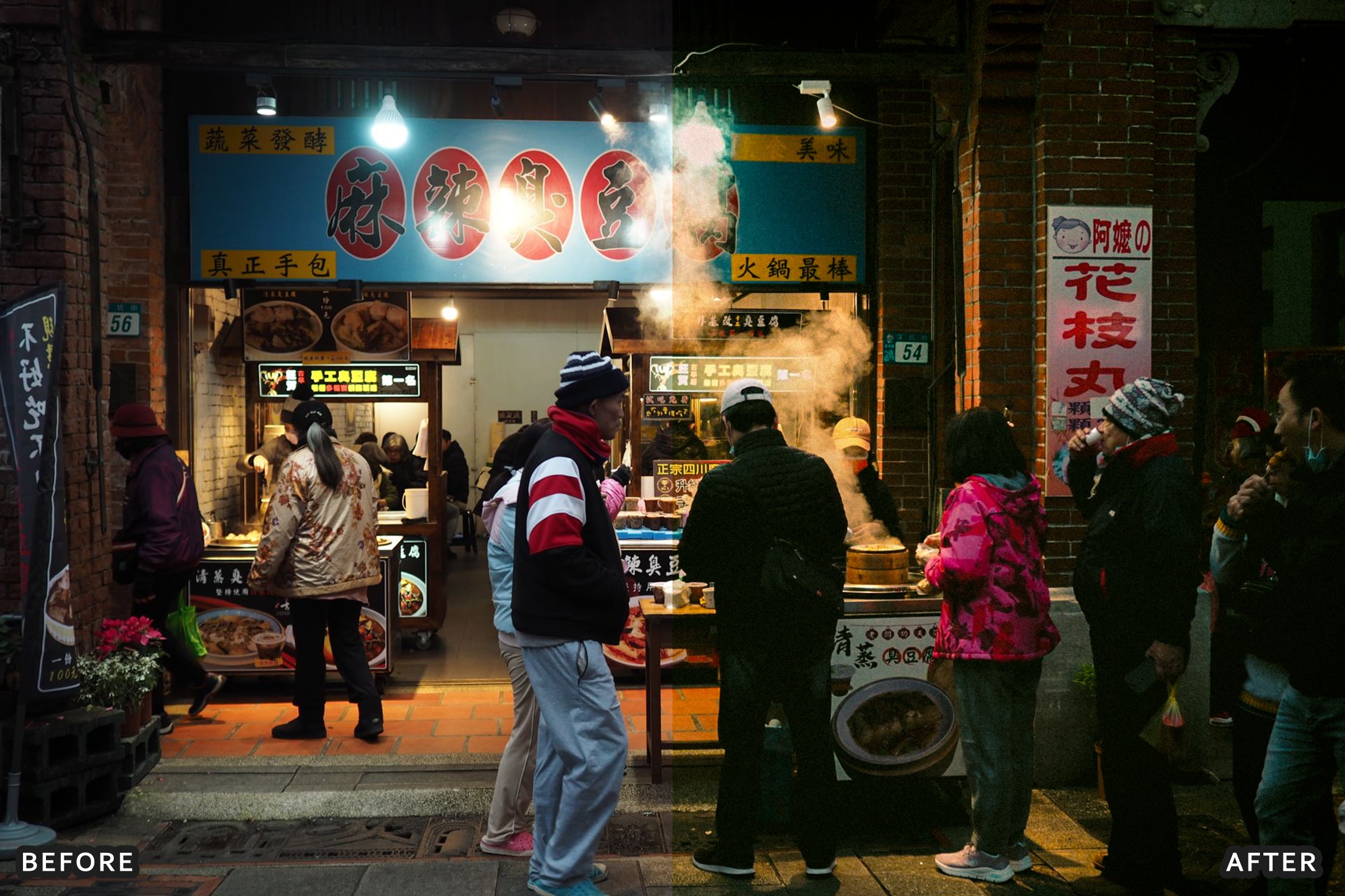 AI-Optimized Neon Street Food Lightroom Presets