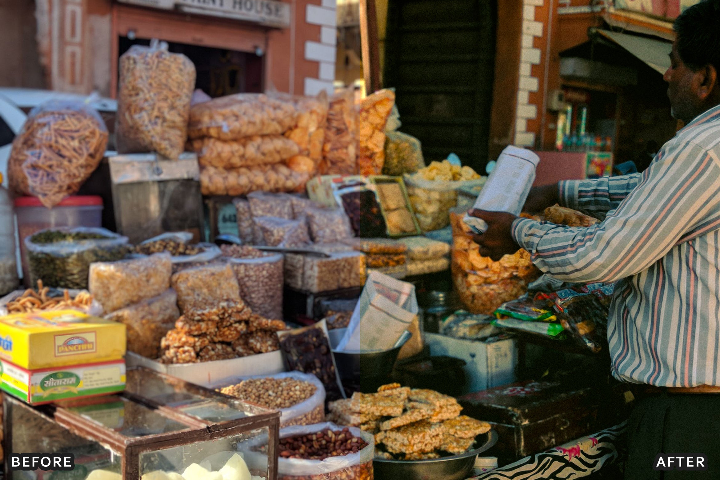 AI-Optimized Neon Street Food Lightroom Presets