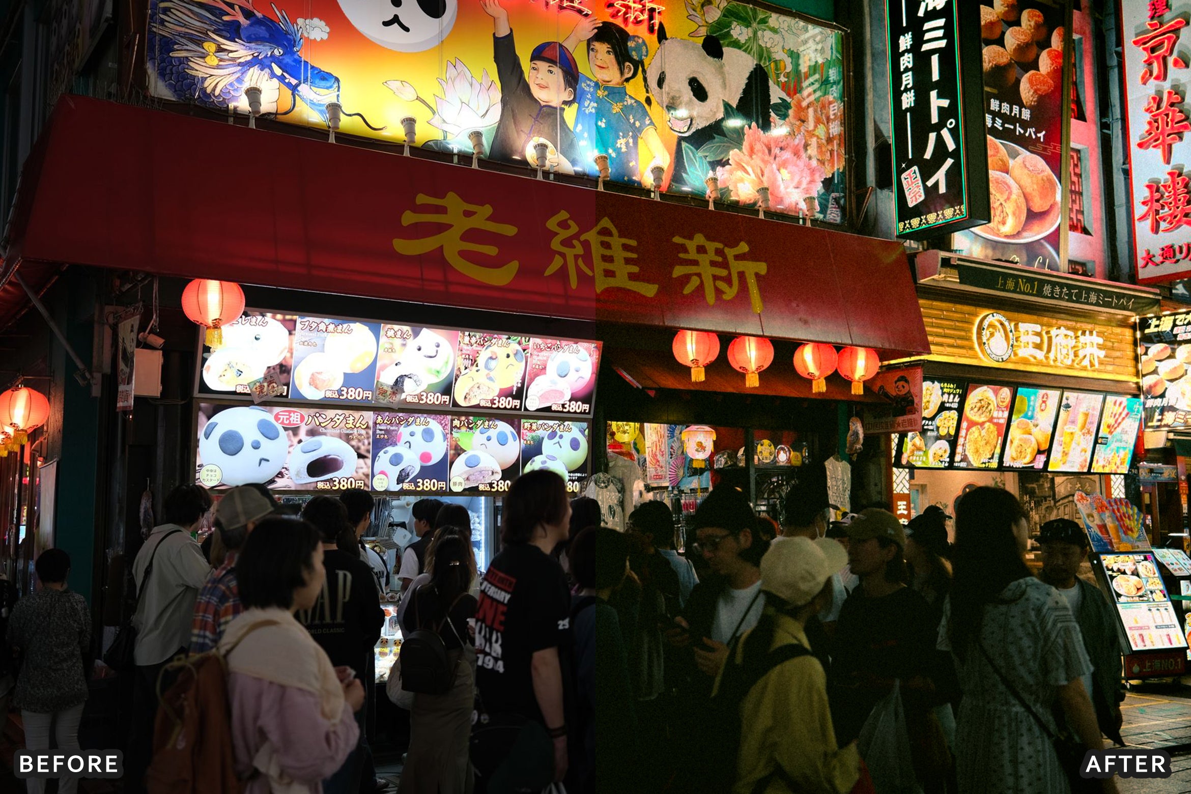 AI-Optimized Neon Street Food Lightroom Presets