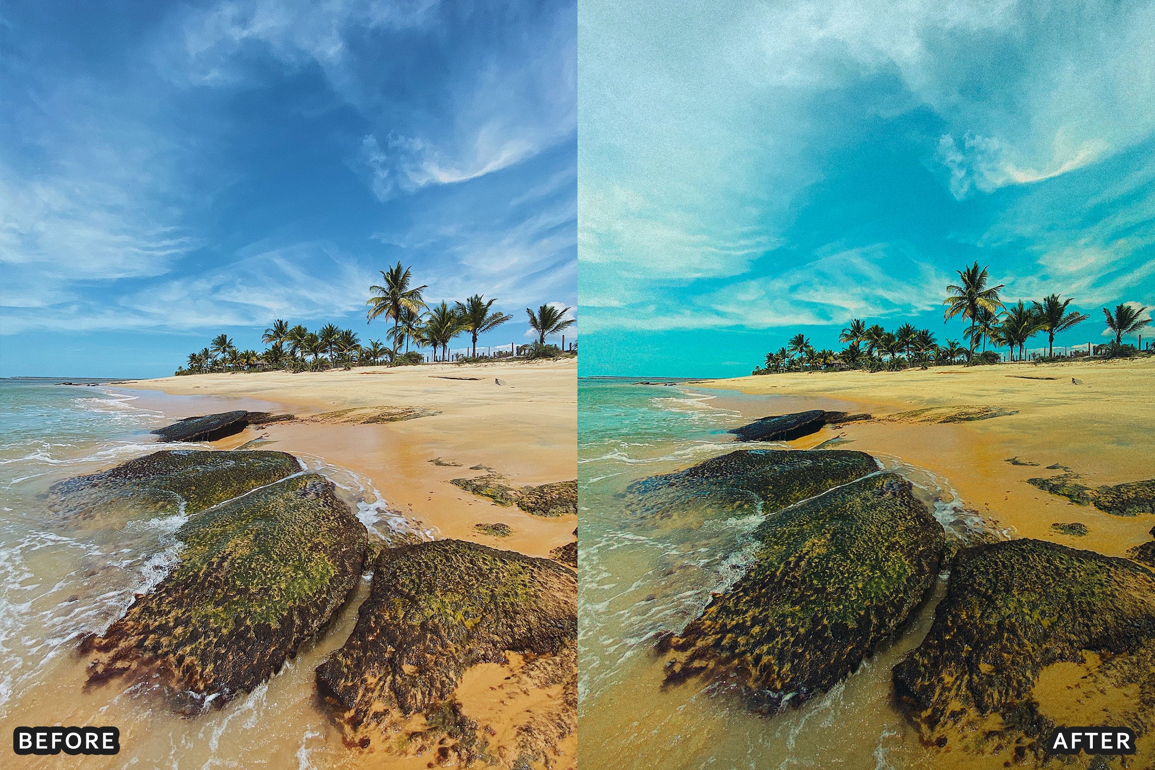 AI-Optimized Tropical Beach Lightroom Presets