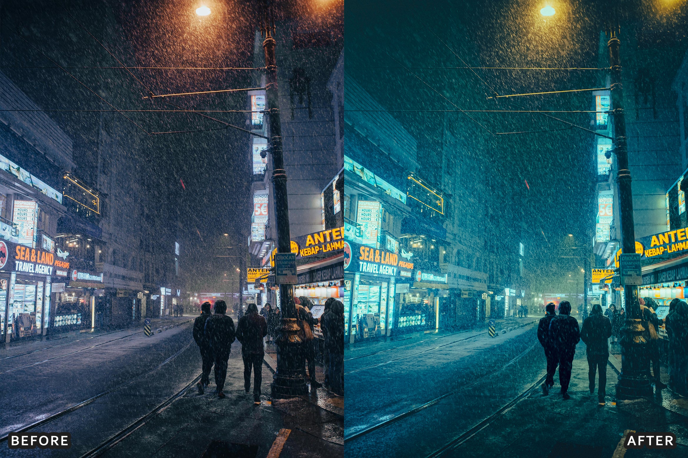 AI-Optimized Night Photography Lightroom Presets