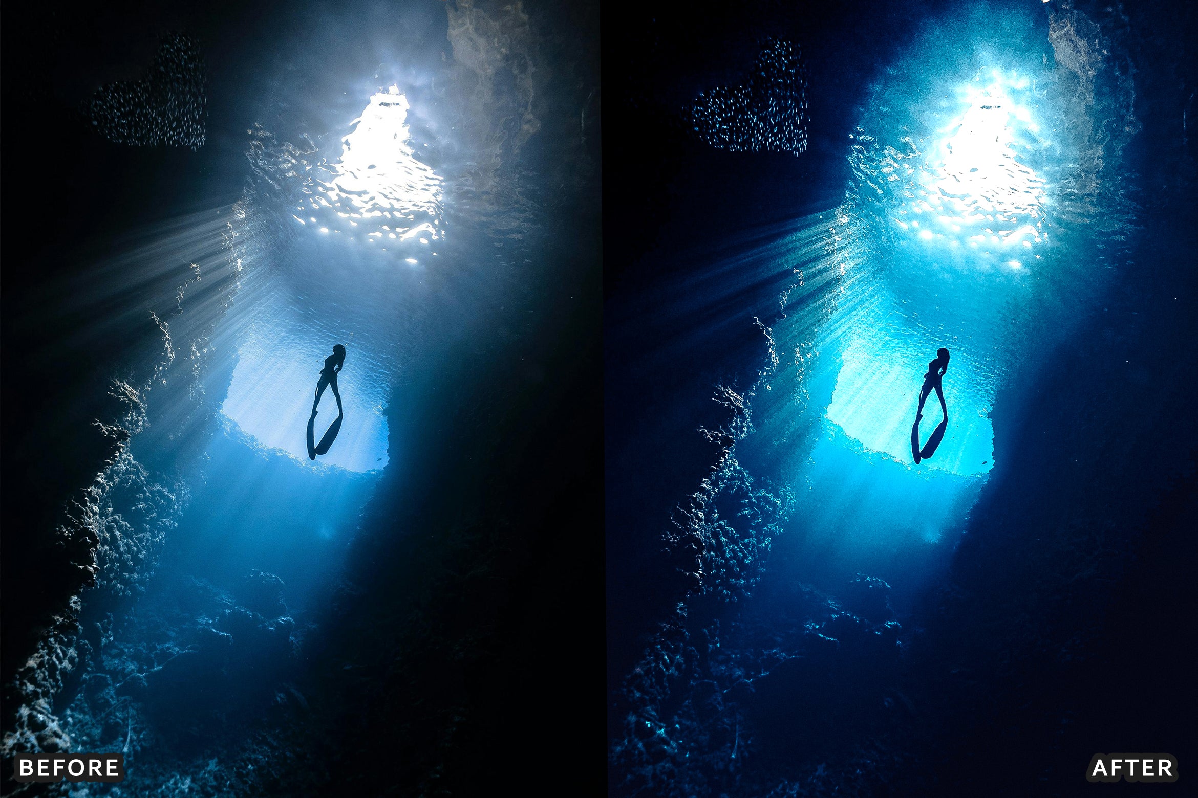 AI-Optimized Underwater Photography Lightroom Presets