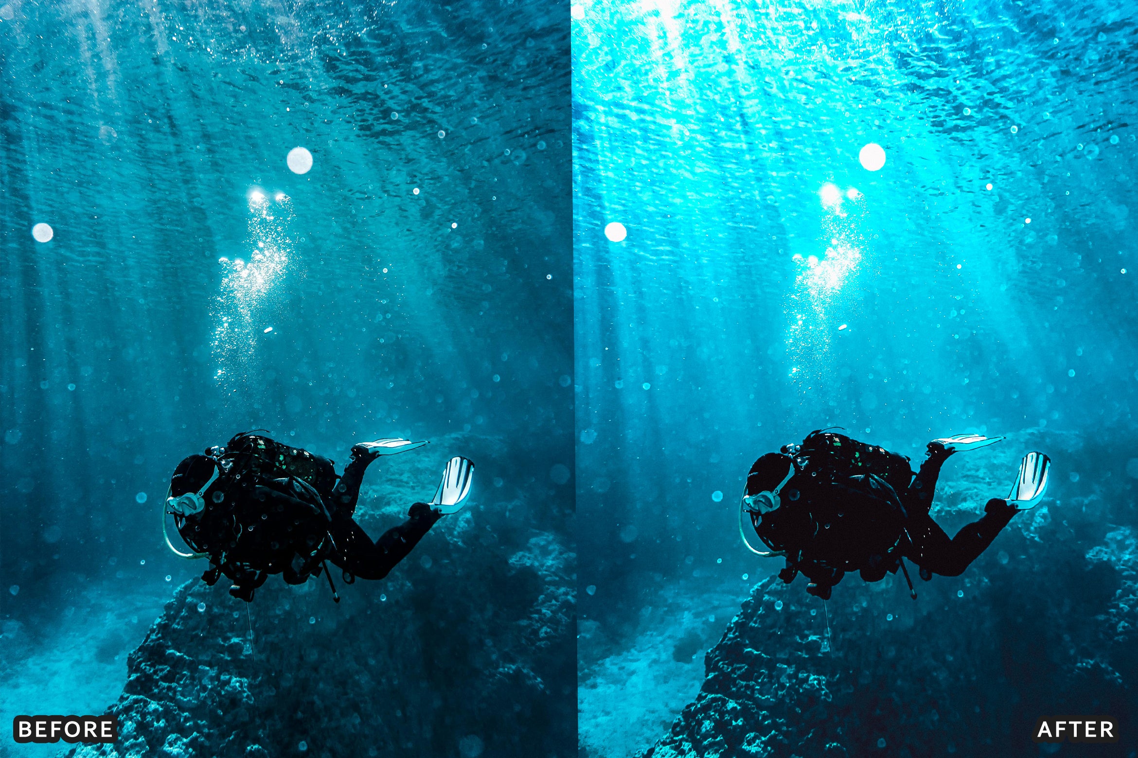 AI-Optimized Underwater Photography Lightroom Presets