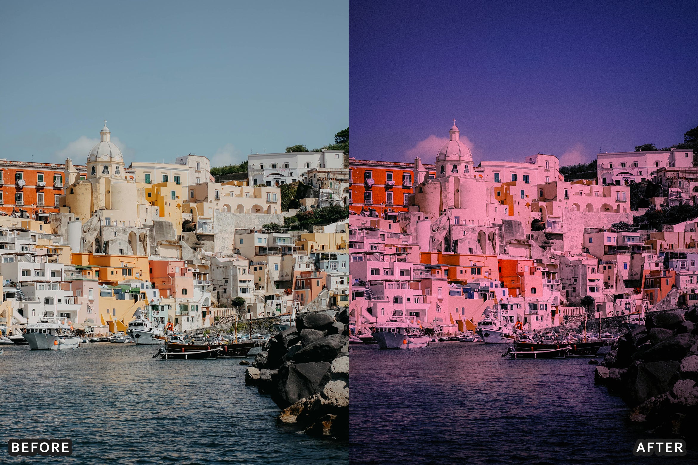 AI-Optimized Hollywood Cinematic Purple Twilight Look Lightroom Presets - Lightroom Presets - by AAA Presets