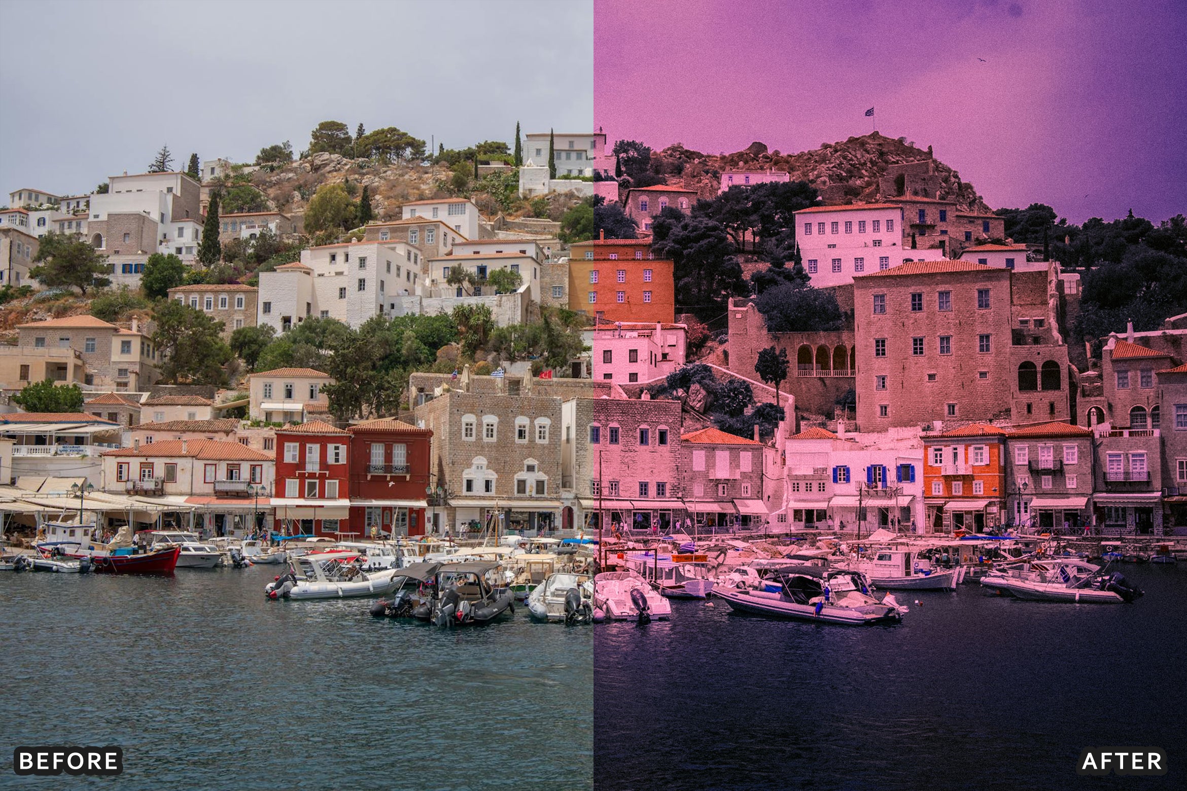 AI-Optimized Hollywood Cinematic Purple Twilight Look Lightroom Presets - Lightroom Presets - by AAA Presets