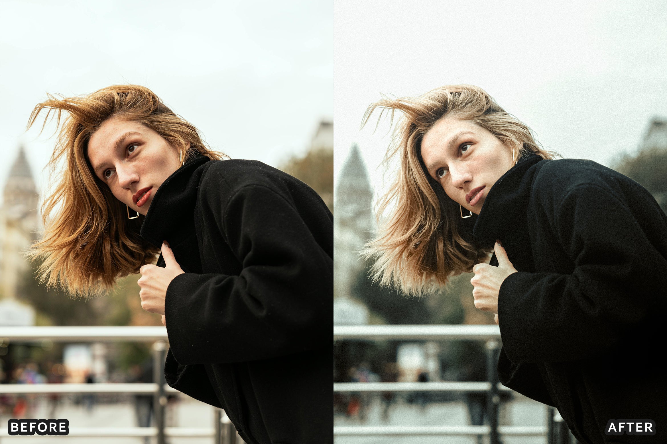 AI-Optimized Creamy Urban Portrait Lightroom Presets