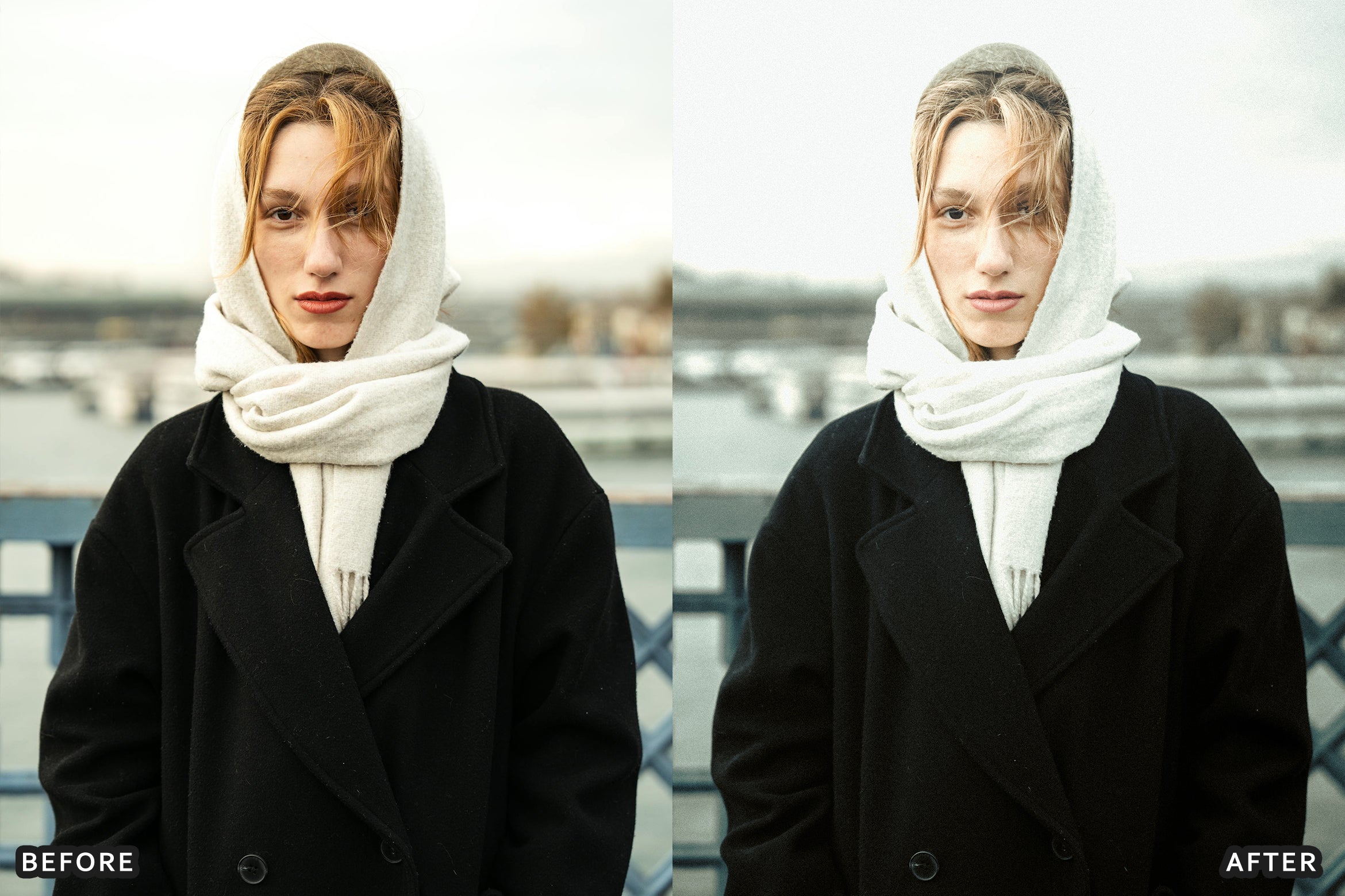 AI-Optimized Creamy Urban Portrait Lightroom Presets