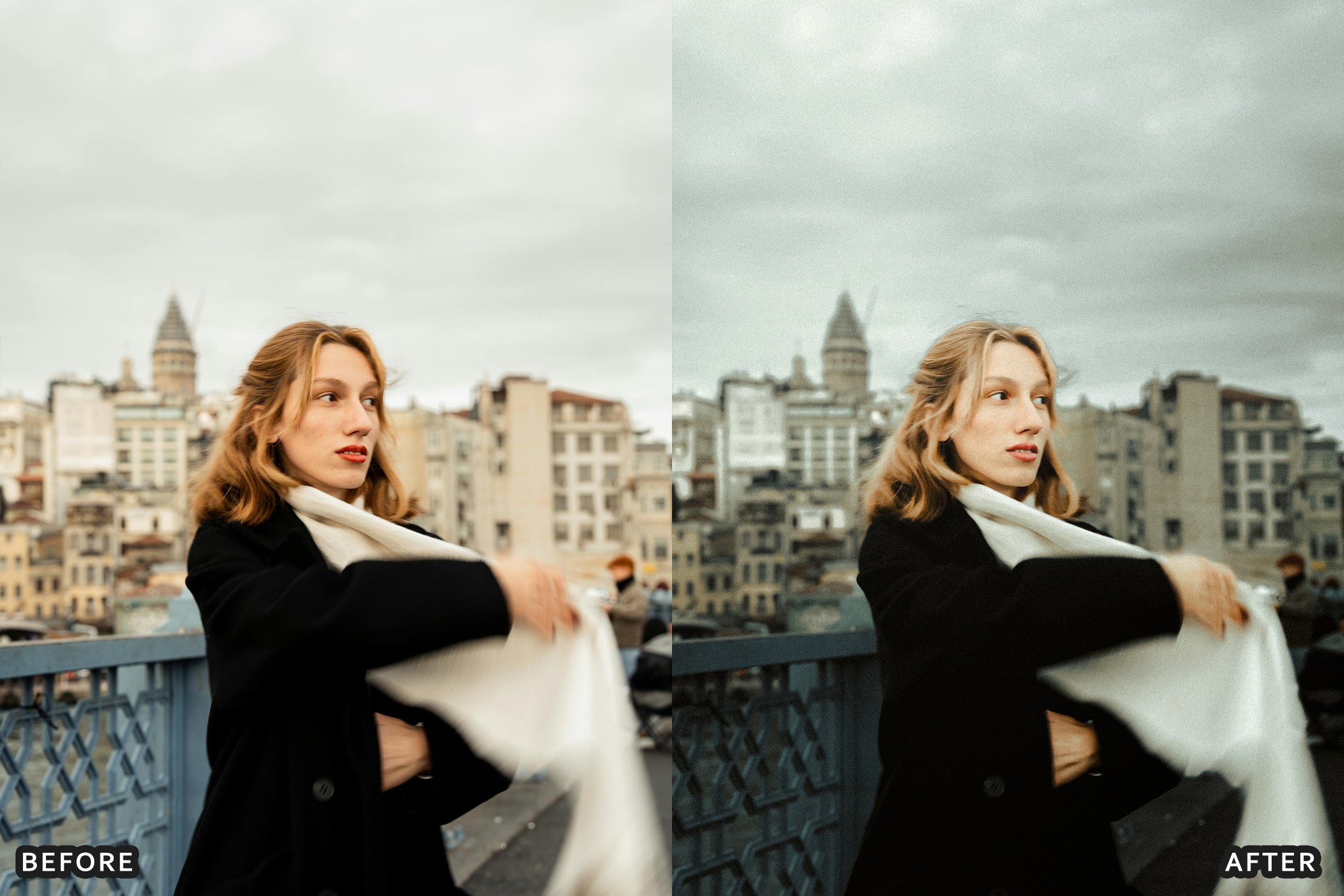 AI-Optimized Creamy Urban Portrait Lightroom Presets