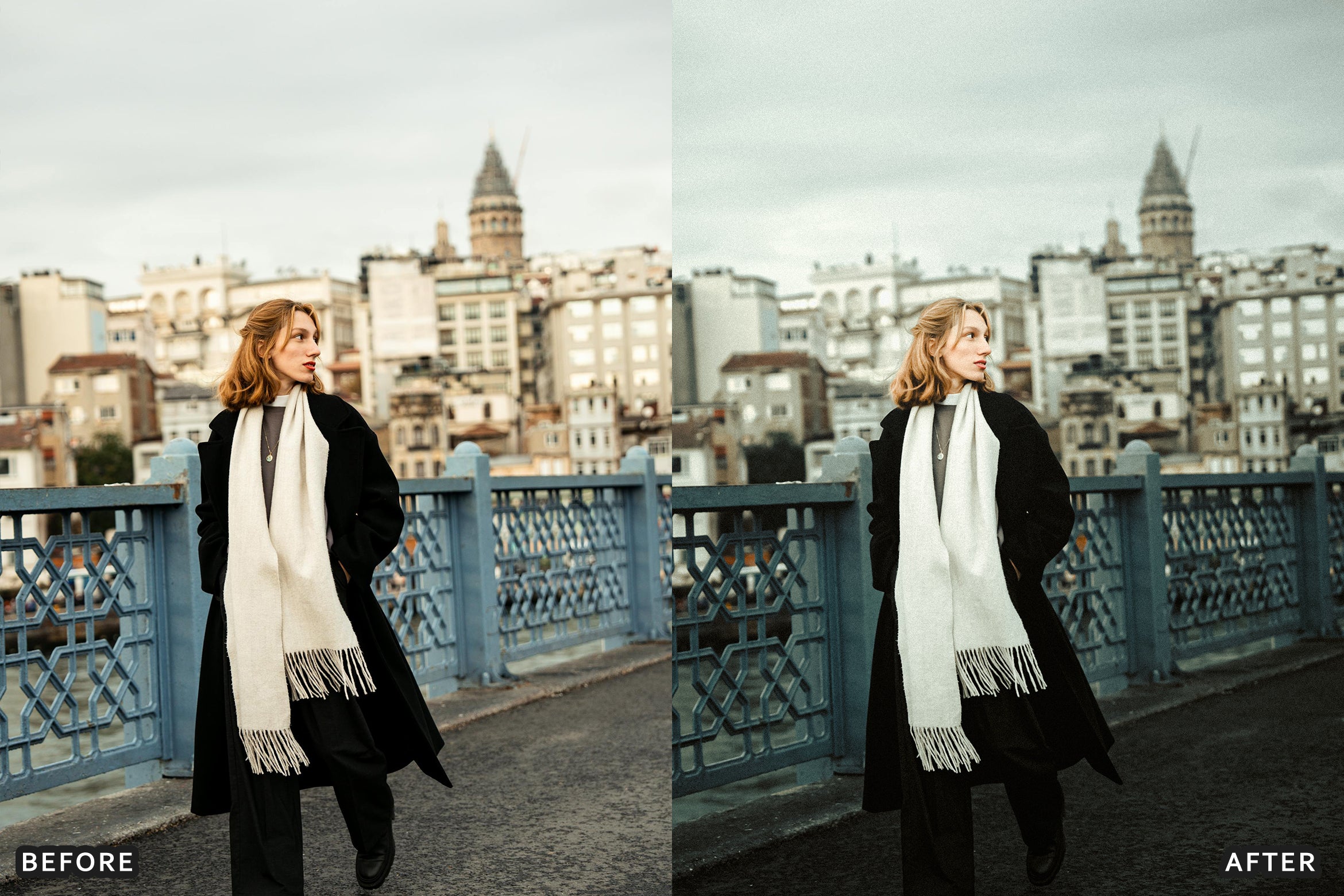 AI-Optimized Creamy Urban Portrait Lightroom Presets
