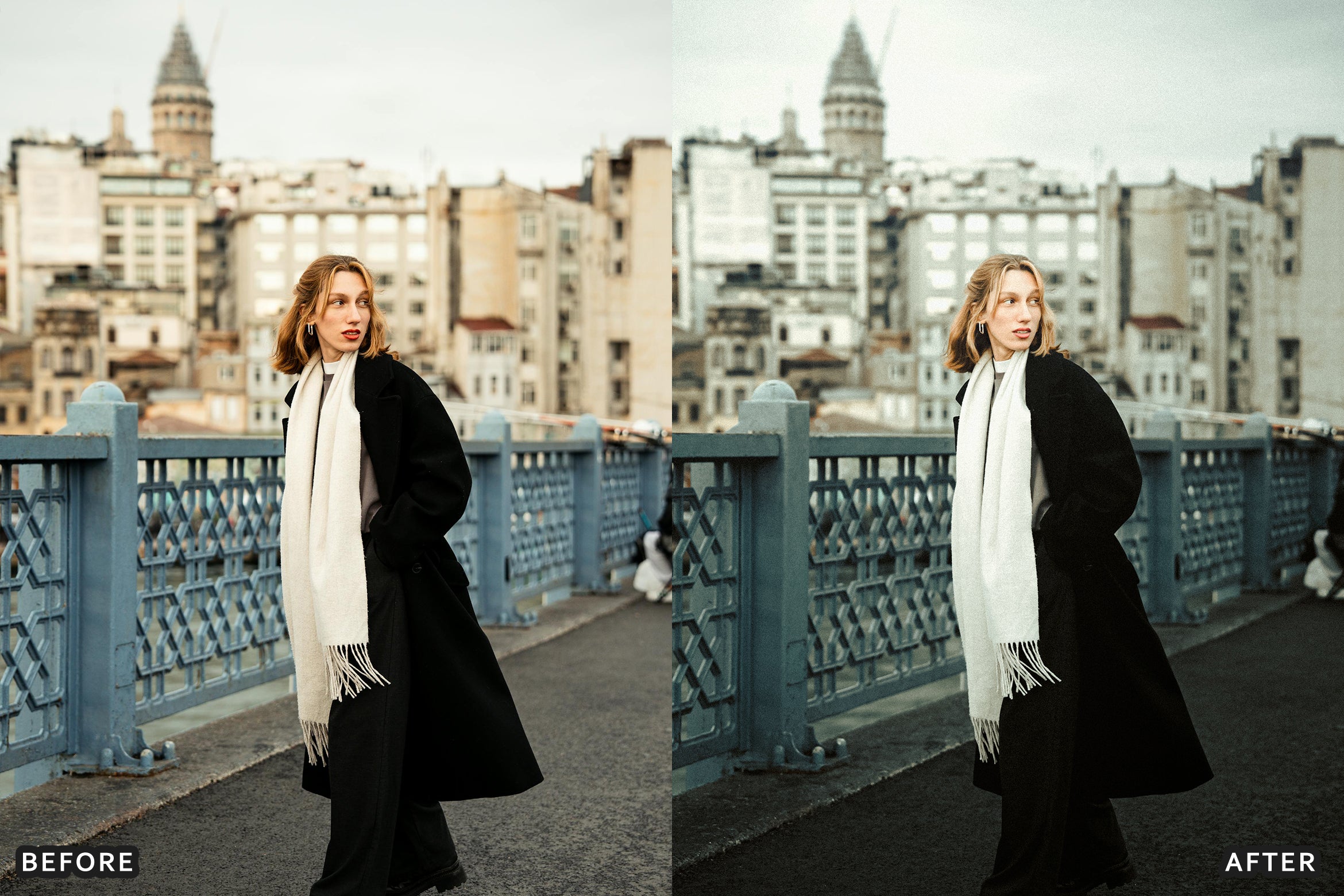 AI-Optimized Creamy Urban Portrait Lightroom Presets