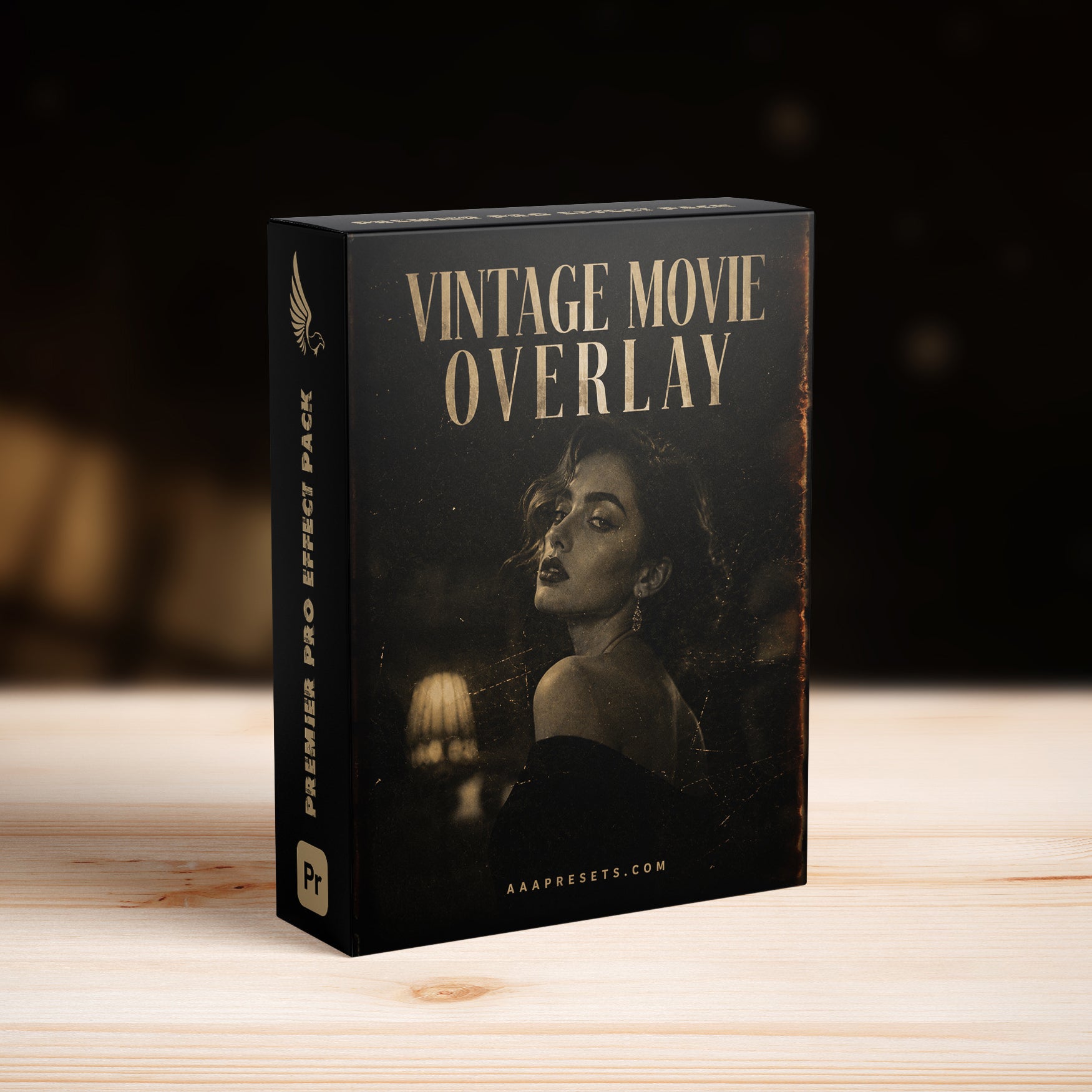 Full HD Vintage Movie Overlay Pack for Premiere Pro – Retro Cinema