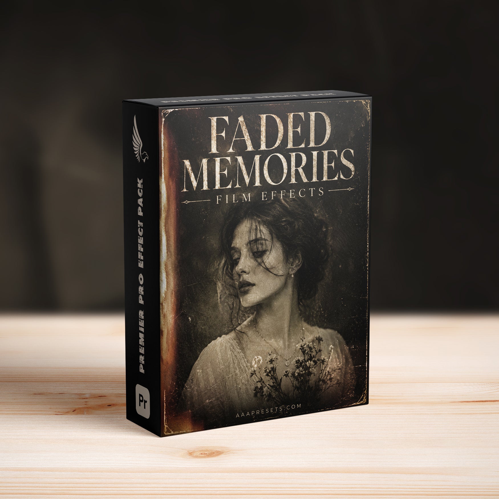 Full HD Faded Memories Film Overlay for Premiere Pro – Warm Dust