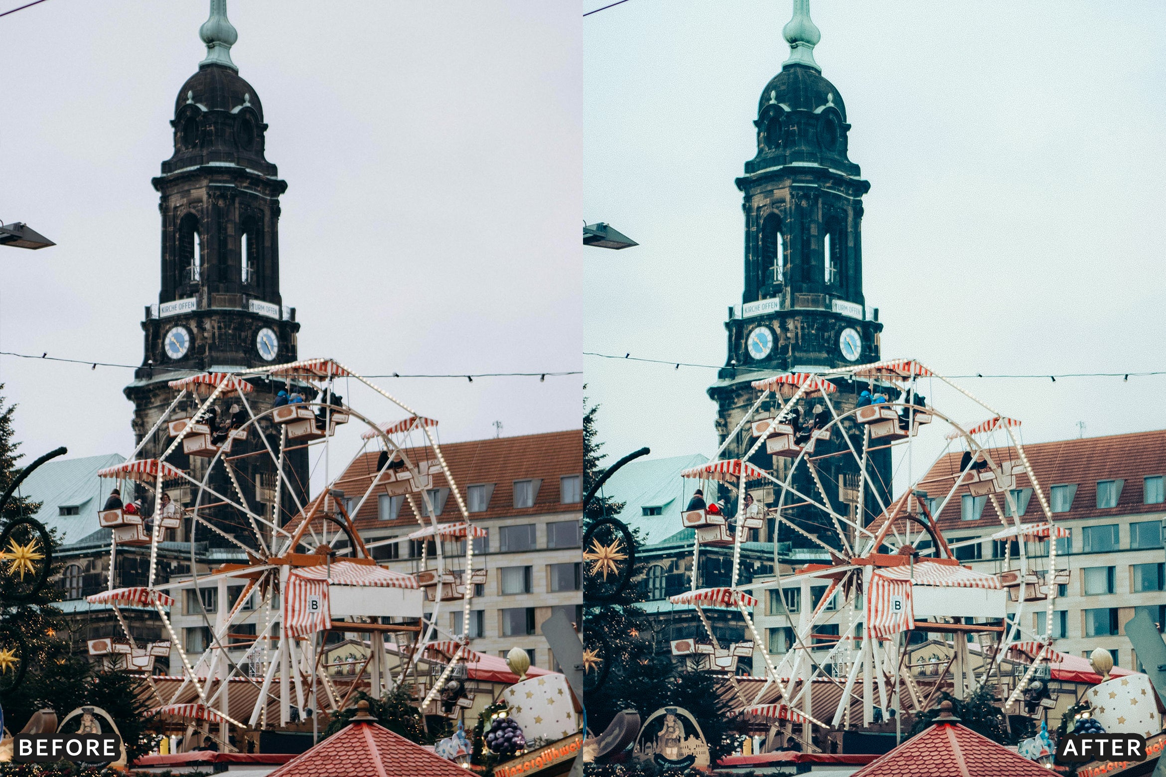 AI-Optimized Glacier Blue Hour Lightroom Presets