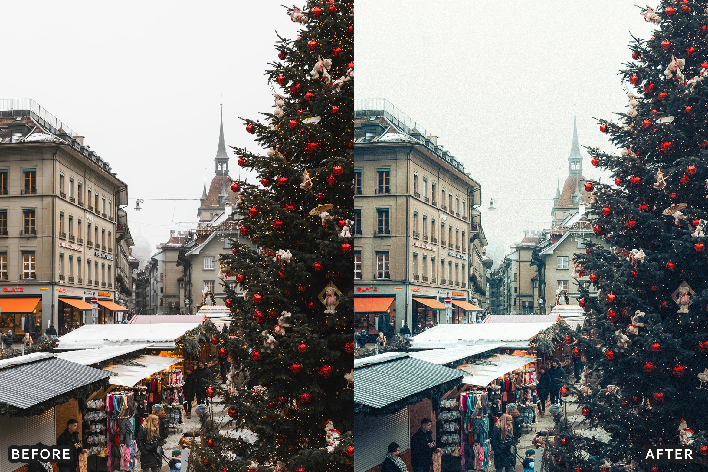 AI-Optimized Glacier Blue Hour Lightroom Presets