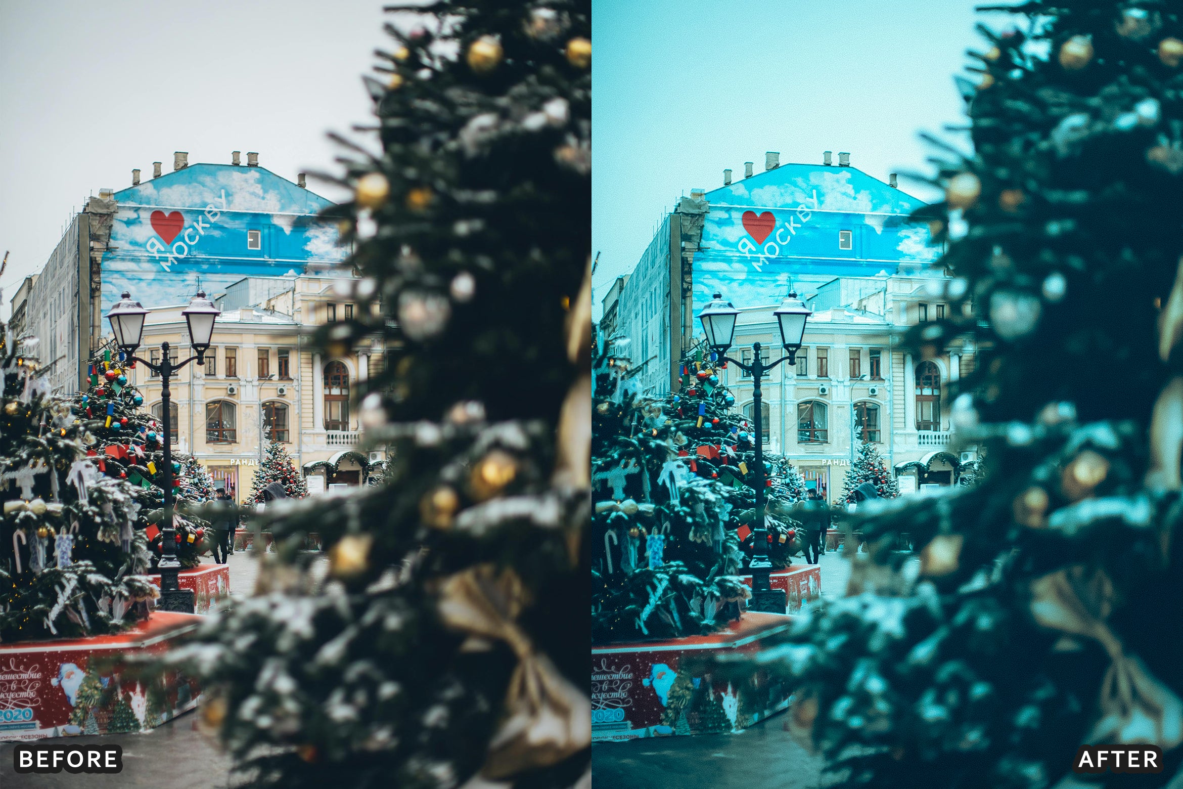 AI-Optimized Glacier Blue Hour Lightroom Presets