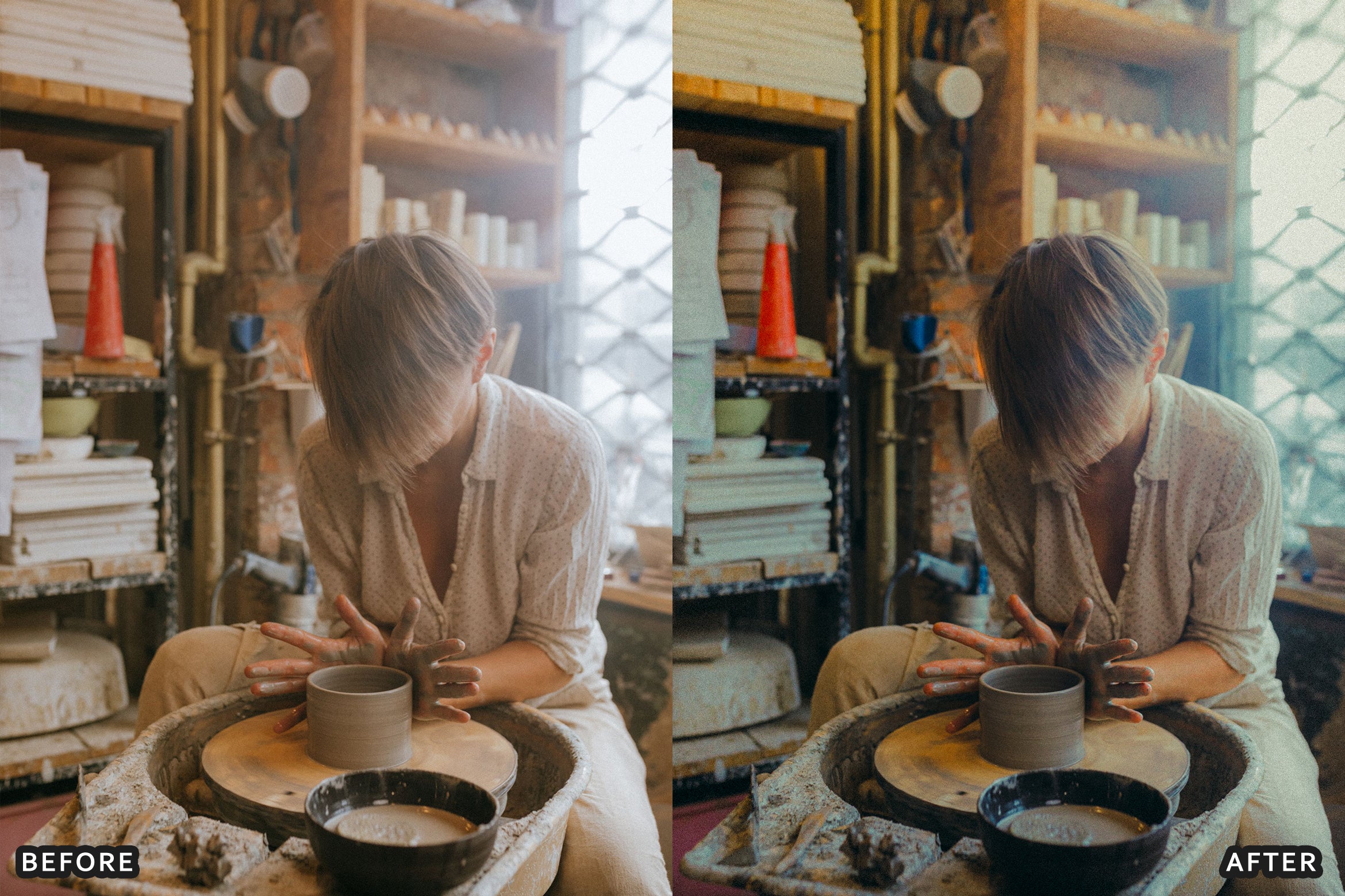 AI-Optimized Earthy Ceramics Product Lightroom Presets