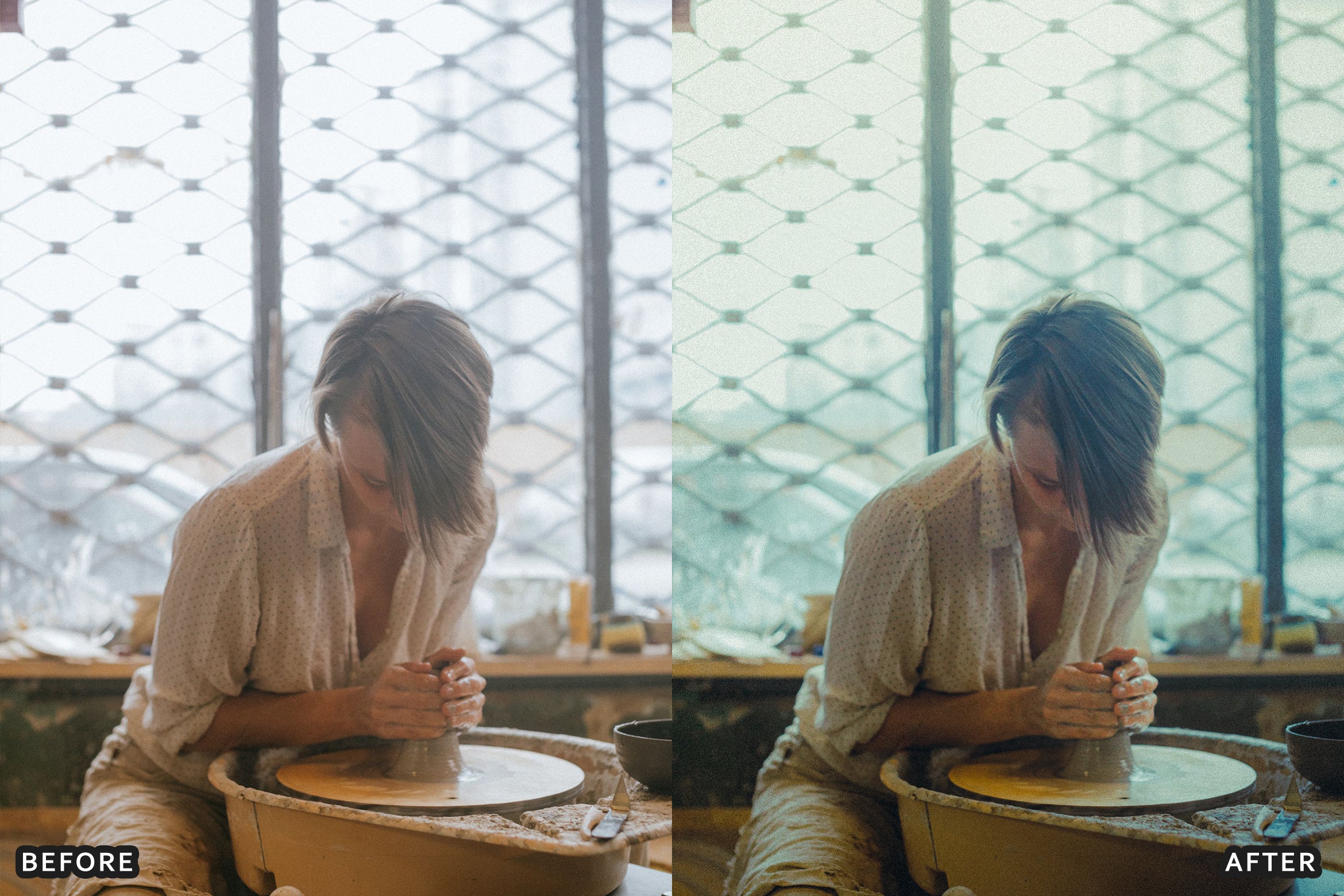AI-Optimized Earthy Ceramics Product Lightroom Presets