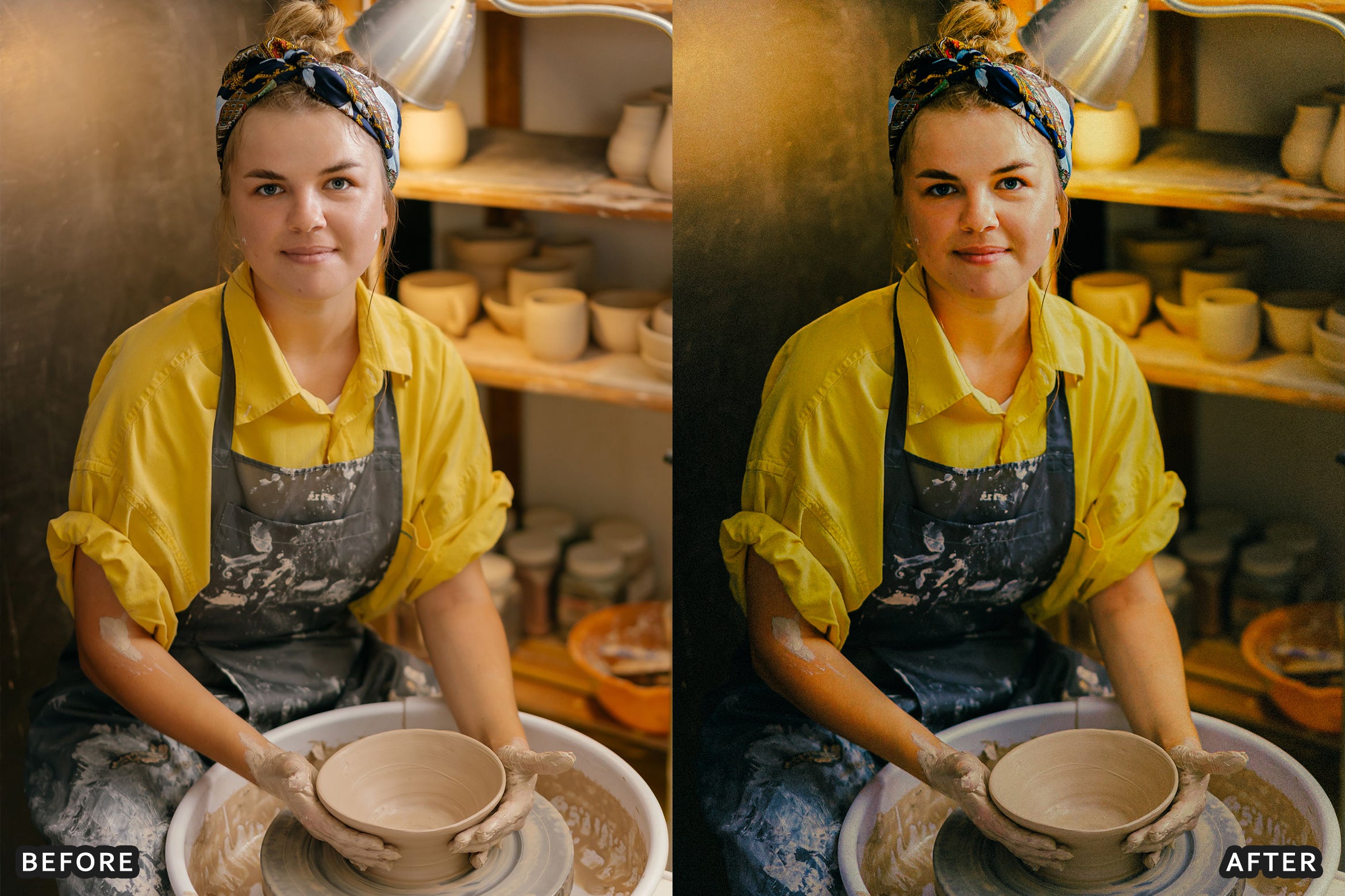 AI-Optimized Earthy Ceramics Product Lightroom Presets