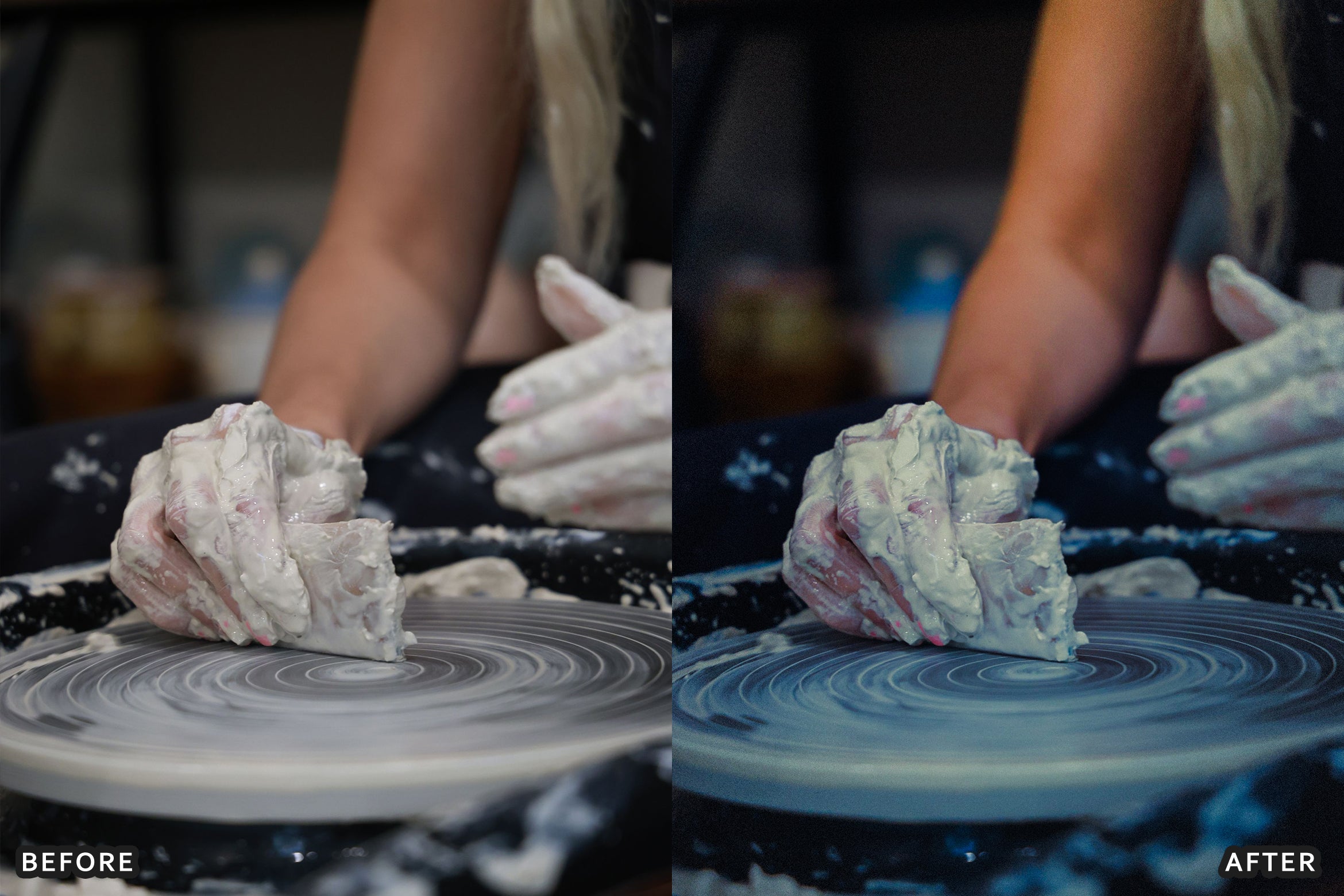 AI-Optimized Earthy Ceramics Product Lightroom Presets