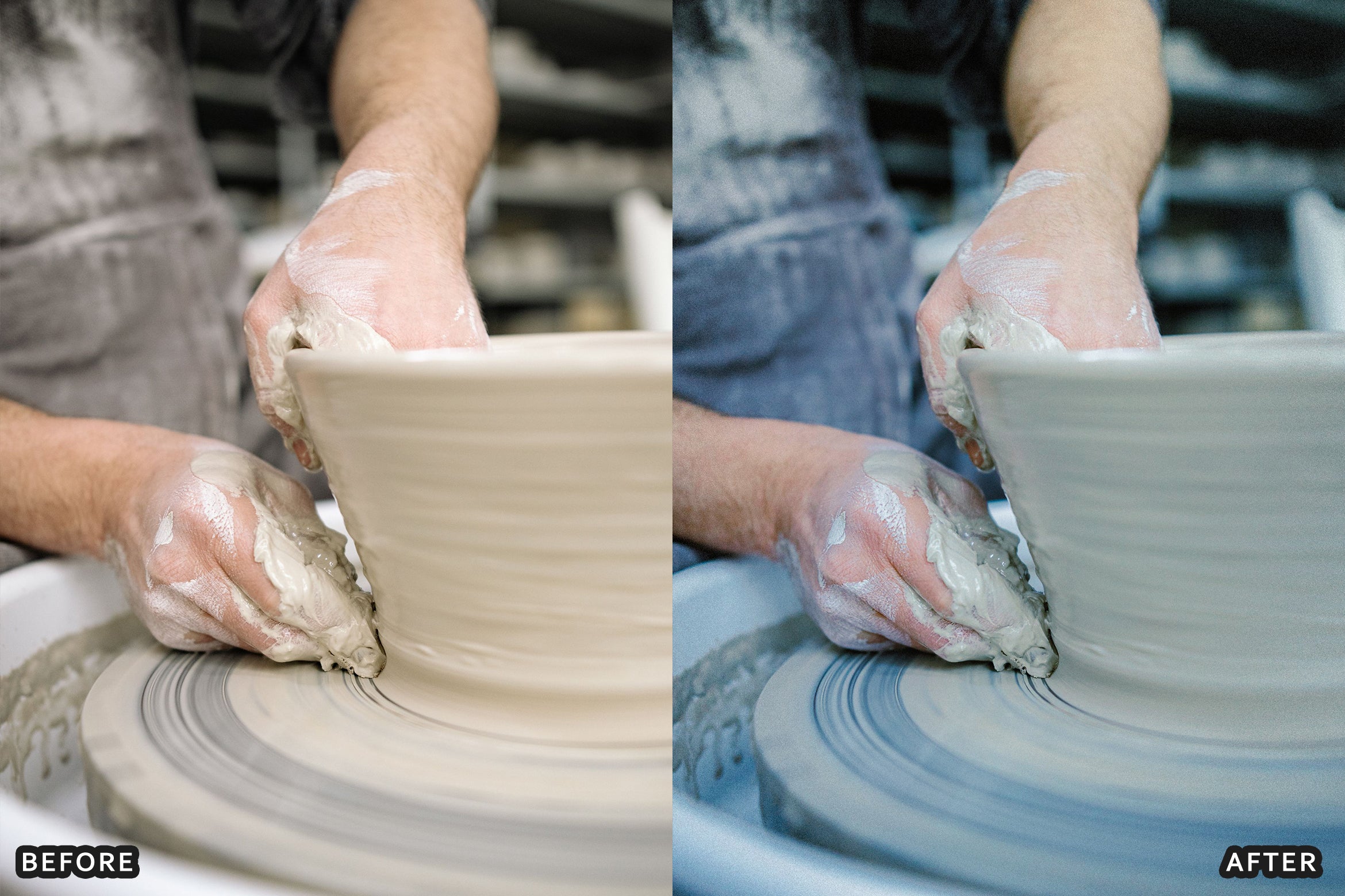 AI-Optimized Earthy Ceramics Product Lightroom Presets
