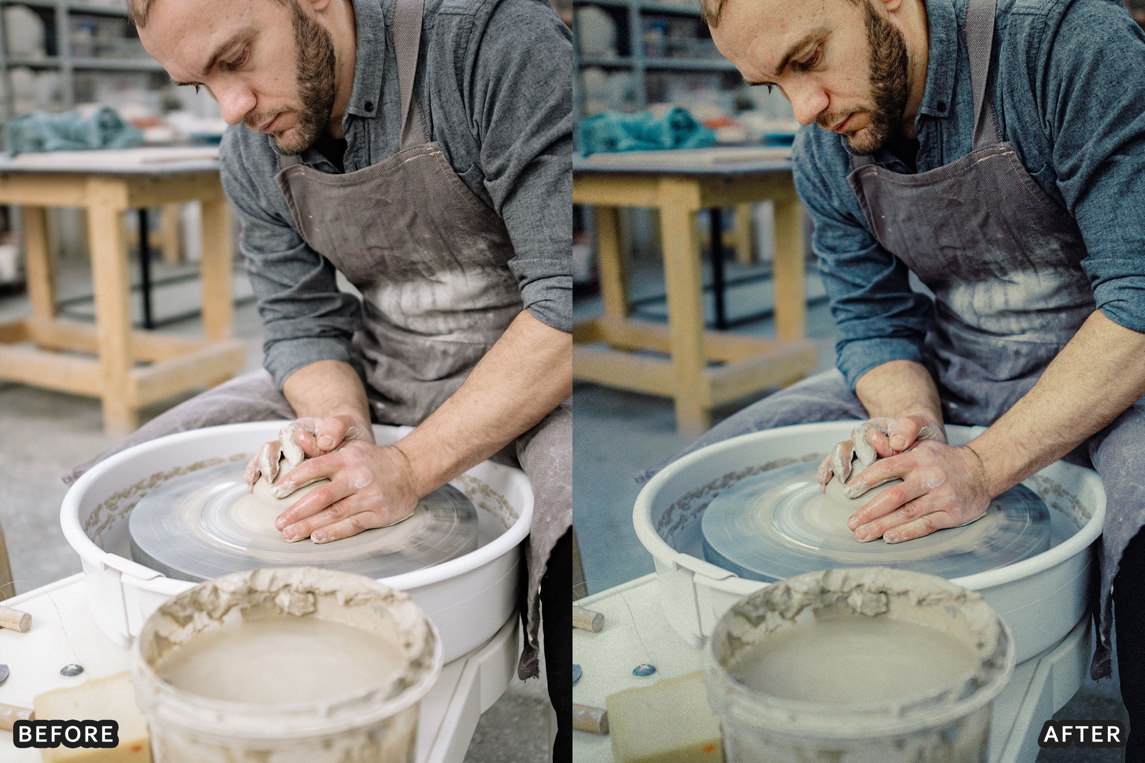 AI-Optimized Earthy Ceramics Product Lightroom Presets