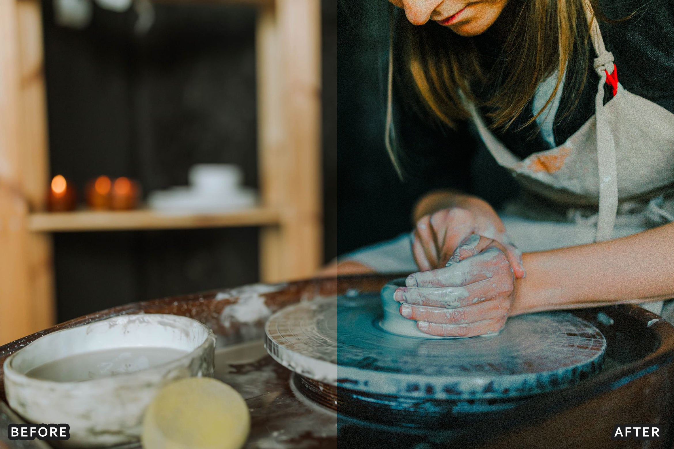 AI-Optimized Earthy Ceramics Product Lightroom Presets