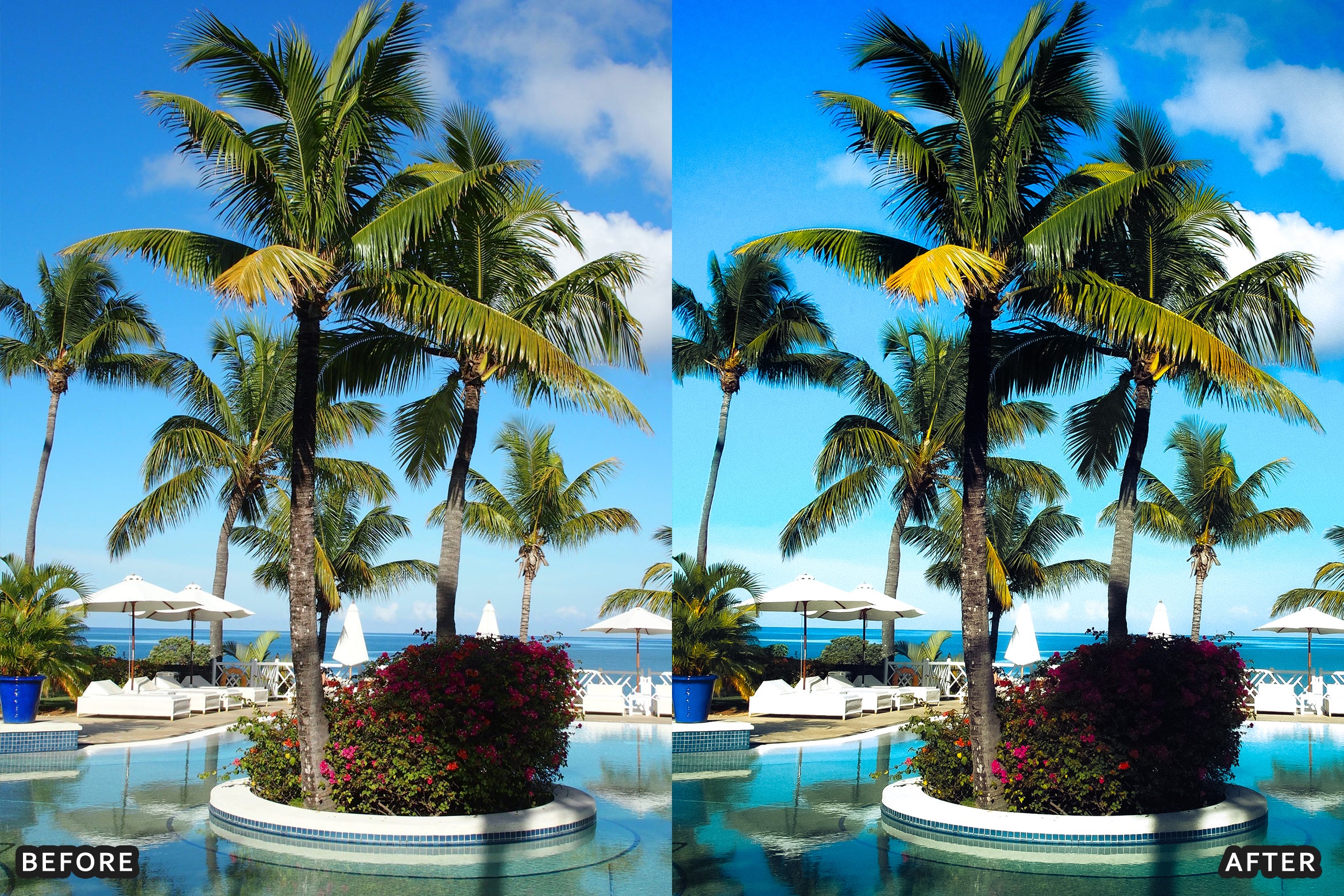AI-Optimized Luxury Beach Resort Lightroom Presets