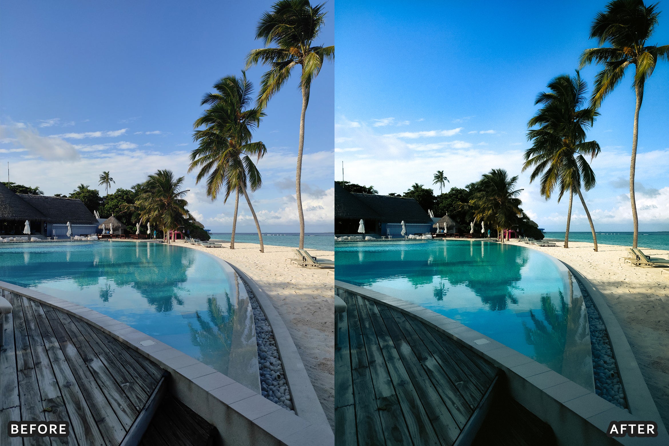 AI-Optimized Luxury Beach Resort Lightroom Presets