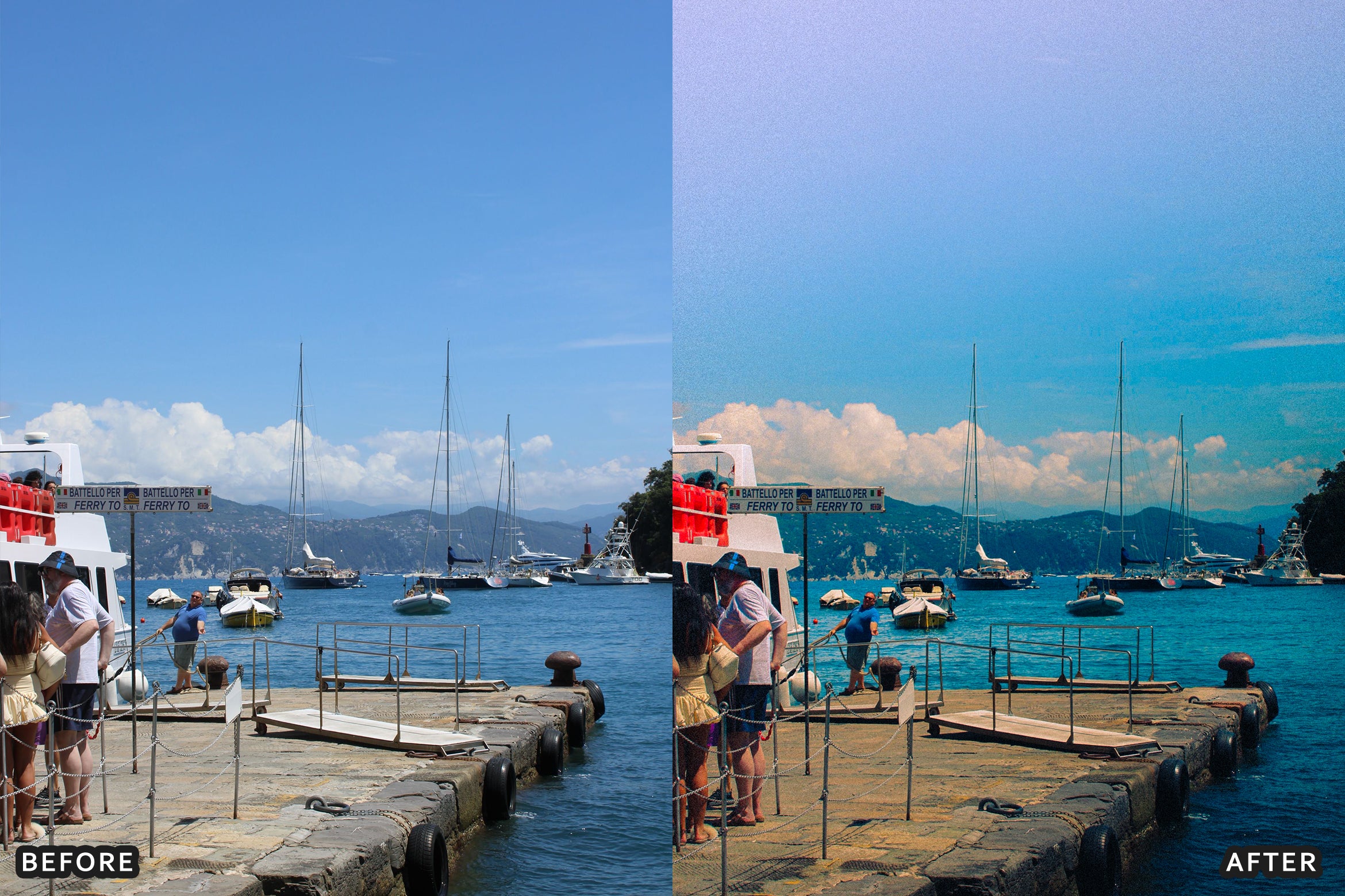 AI-Optimized Mediterranean Riviera Landscape Lightroom Presets