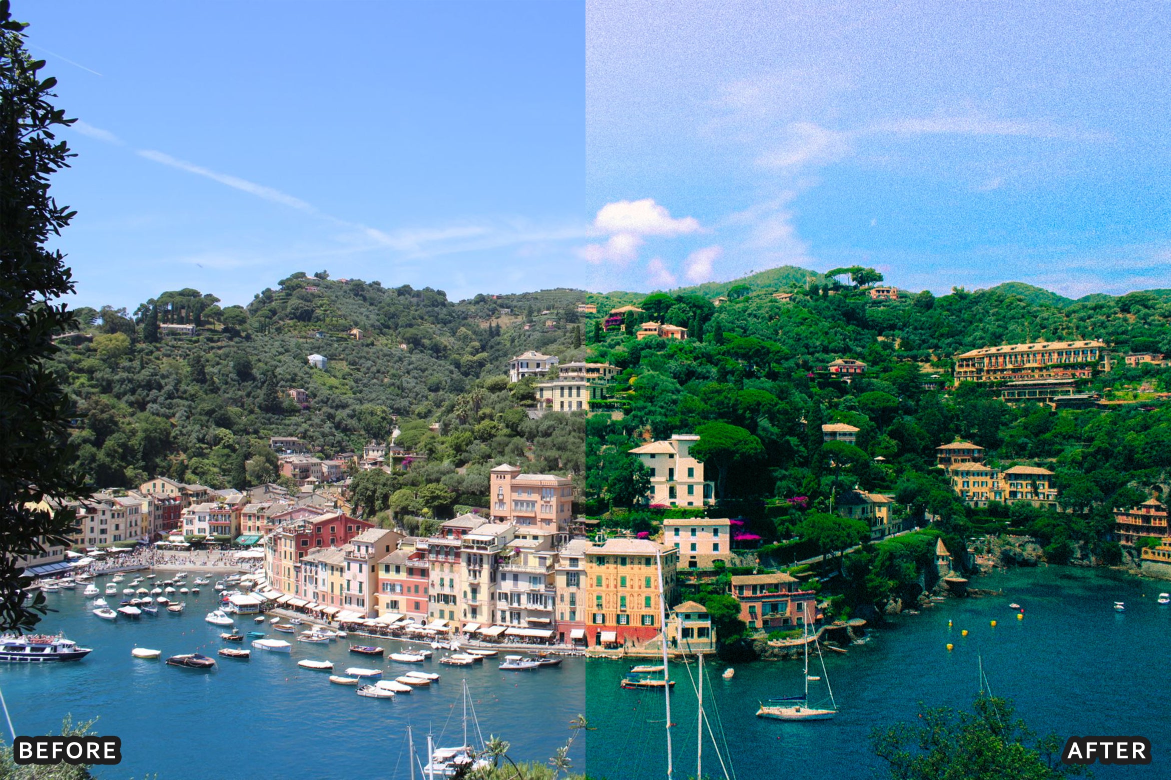 AI-Optimized Mediterranean Riviera Landscape Lightroom Presets