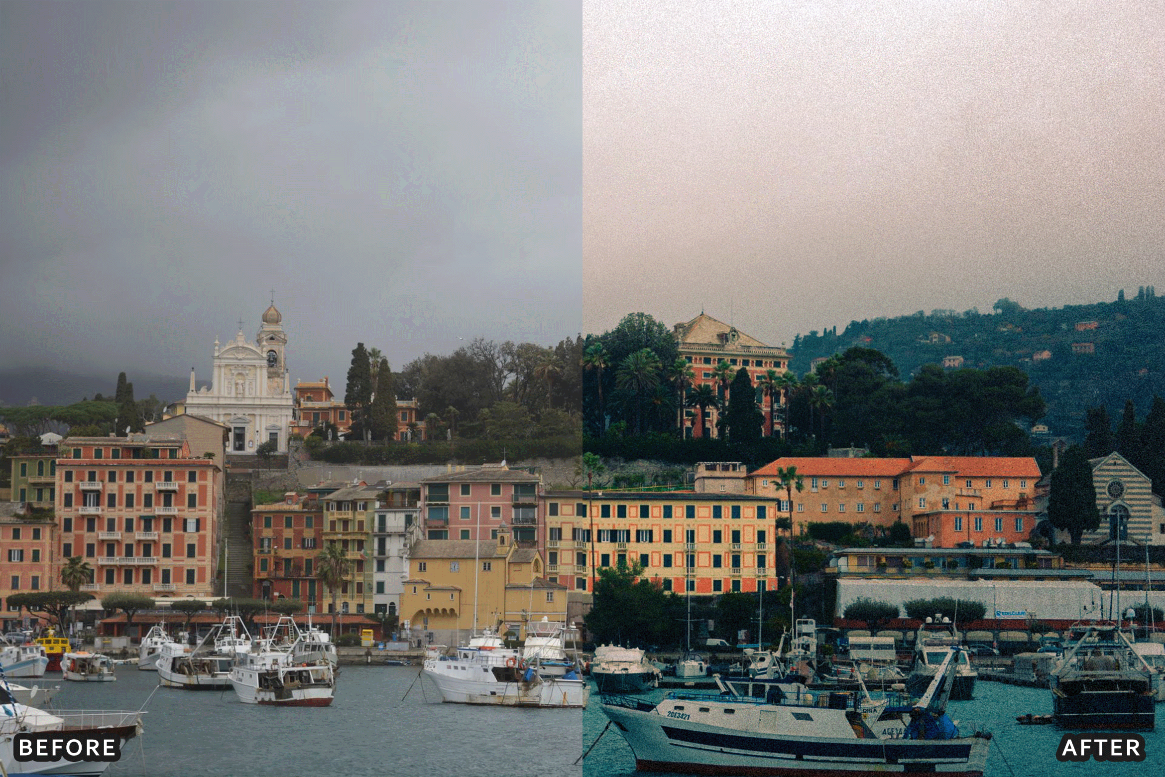 AI-Optimized Mediterranean Riviera Landscape Lightroom Presets