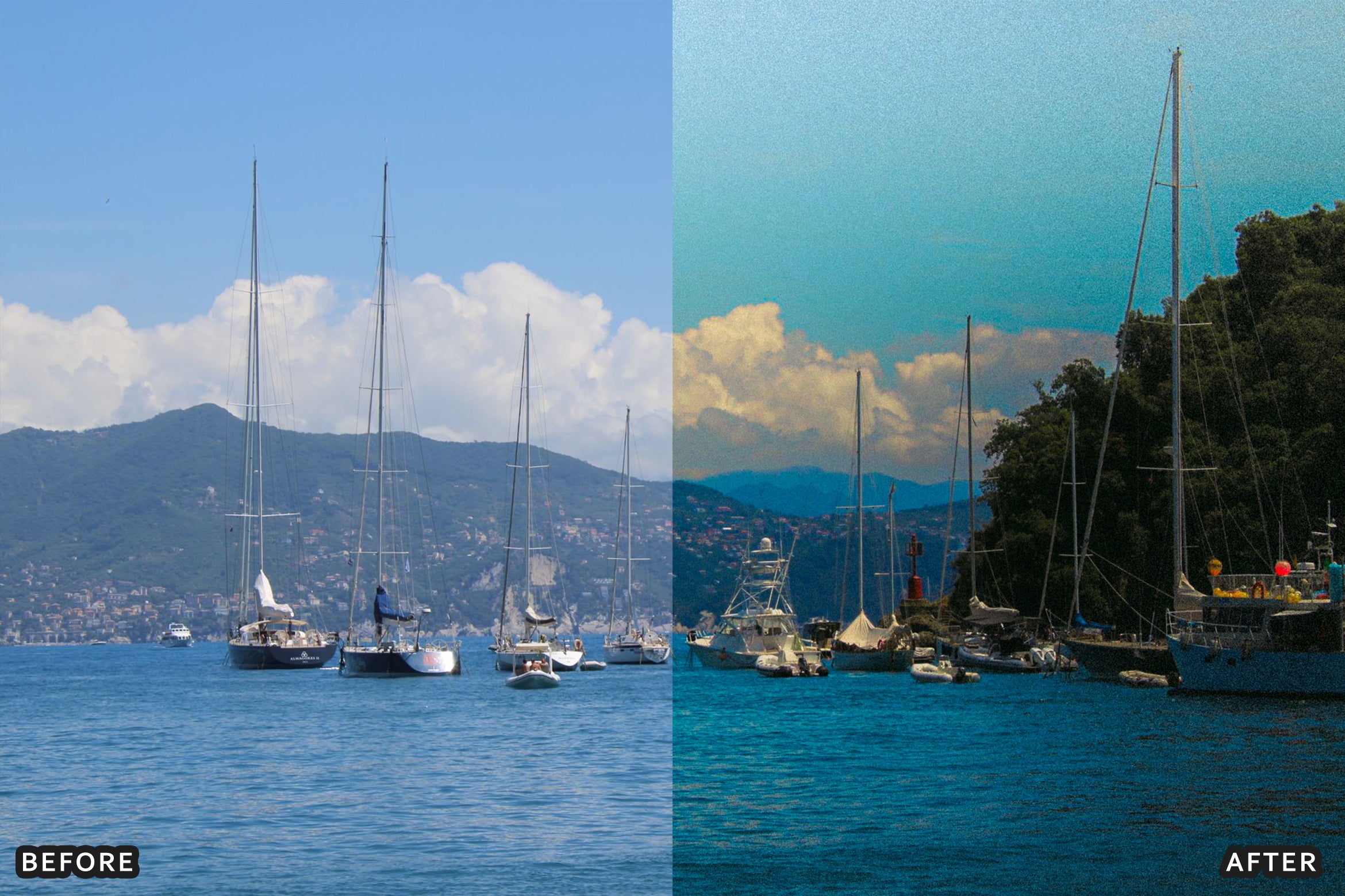 AI-Optimized Mediterranean Riviera Landscape Lightroom Presets