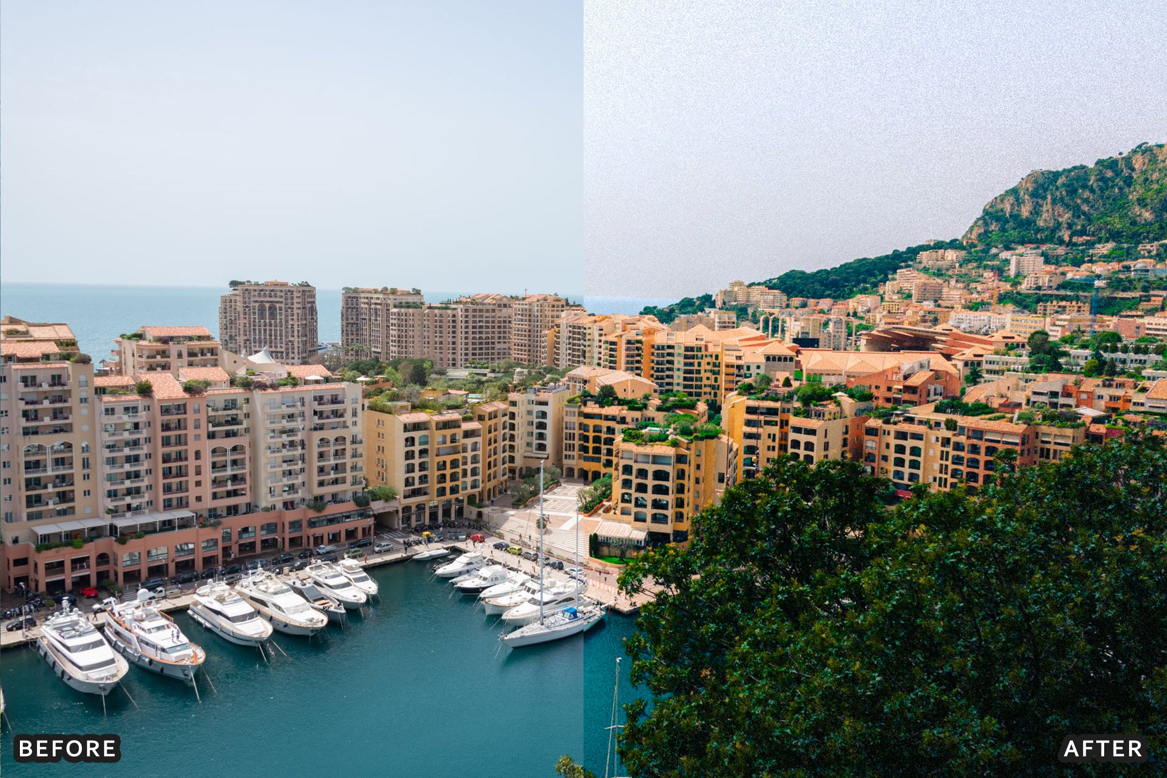 AI-Optimized Mediterranean Riviera Landscape Lightroom Presets