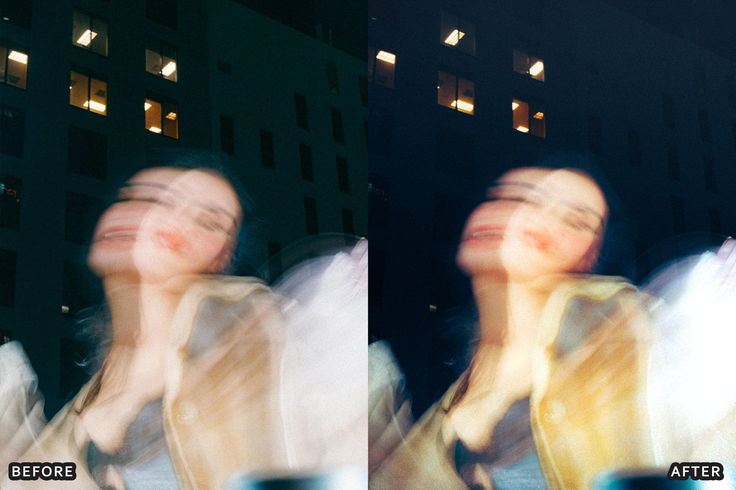 AI-Optimized Midnight Flash Street Lightroom Presets