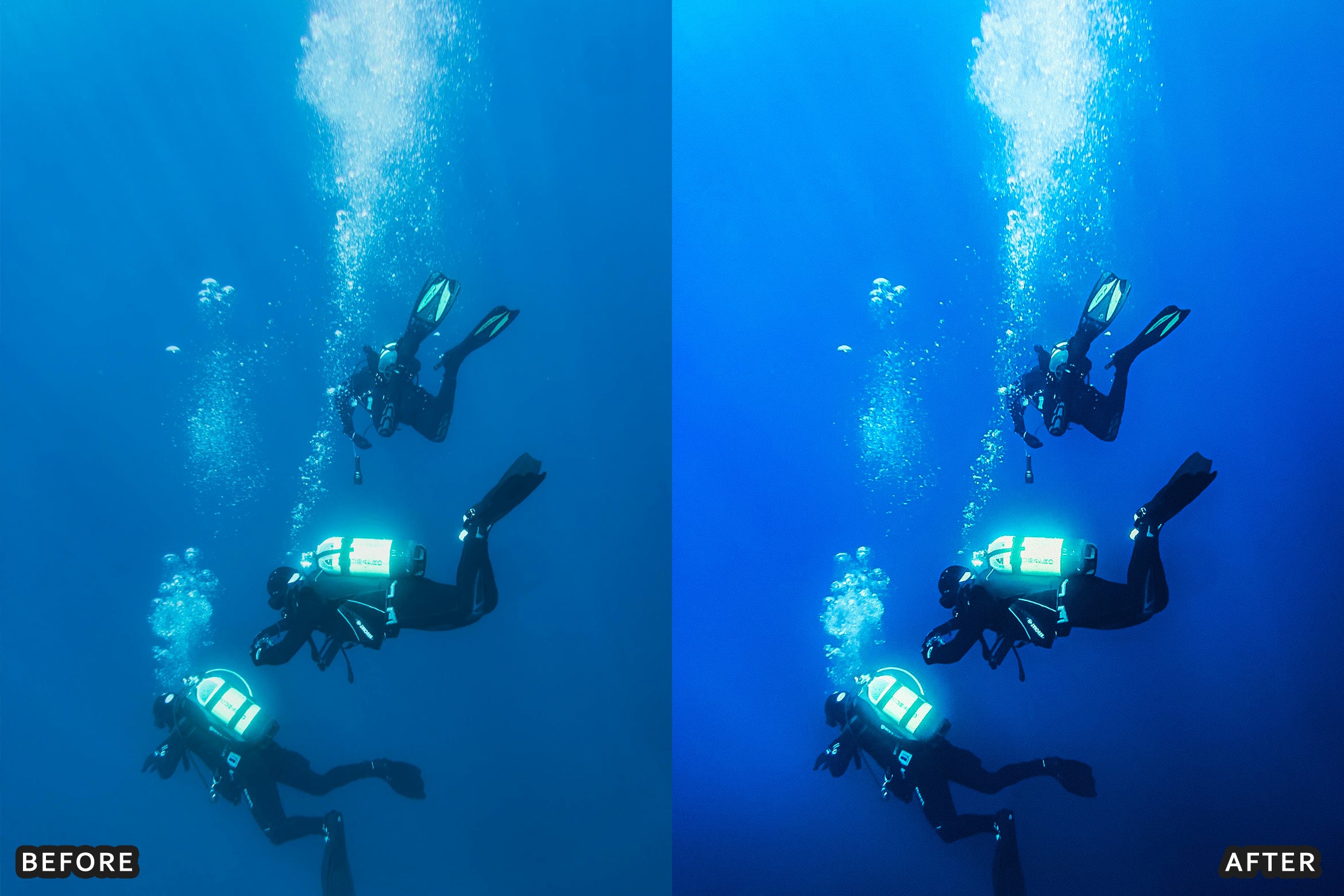 AI-Optimized Moody Underwater Lightroom Presets - Lightroom Presets - by AAA Presets