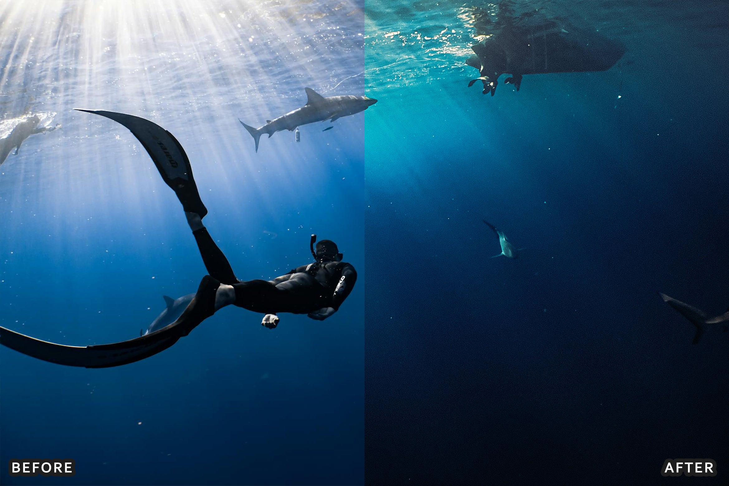 AI-Optimized Moody Underwater Lightroom Presets - Lightroom Presets - by AAA Presets