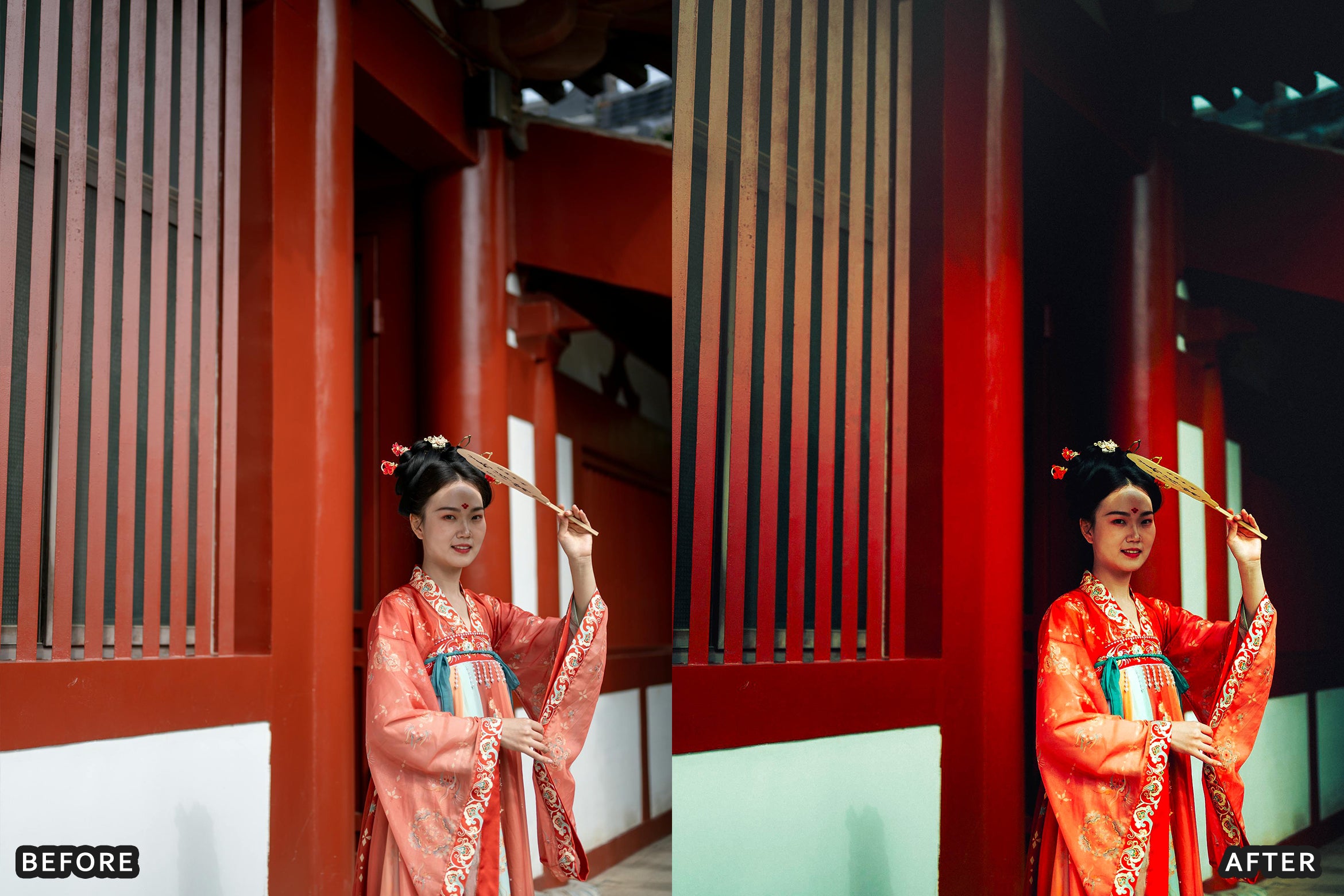 AI-Optimized Moody Red Cinematic Travel Lightroom Presets - Lightroom Presets - by AAA Presets