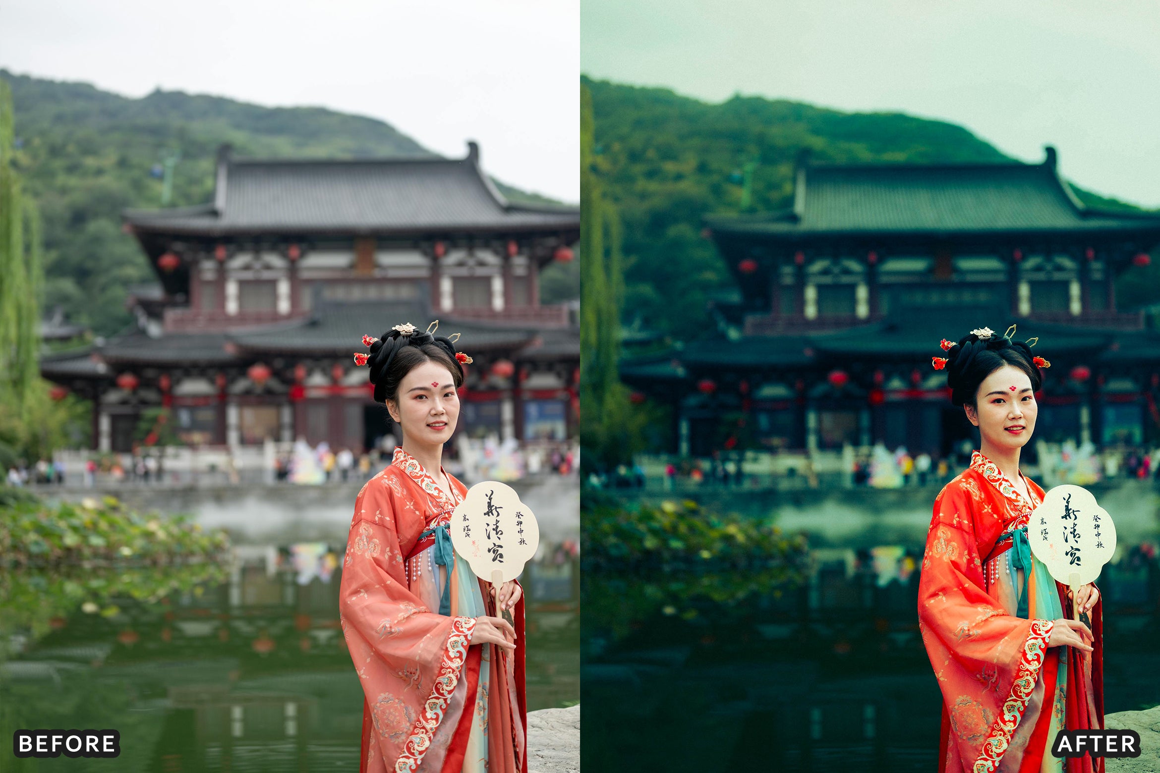 AI-Optimized Moody Red Cinematic Travel Lightroom Presets - Lightroom Presets - by AAA Presets